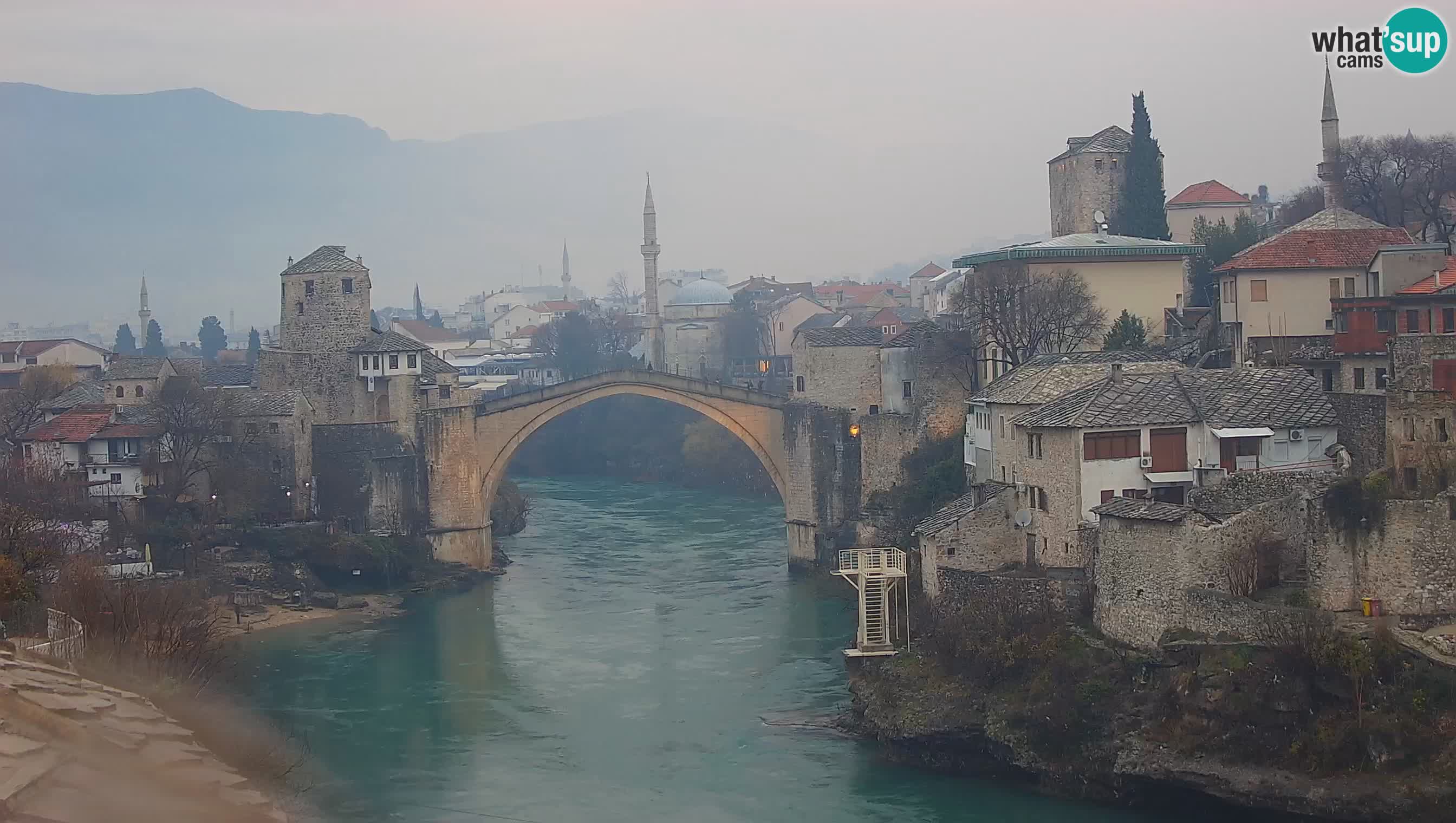 Spletna kamera Mostar – Stari Most in reka Neretva