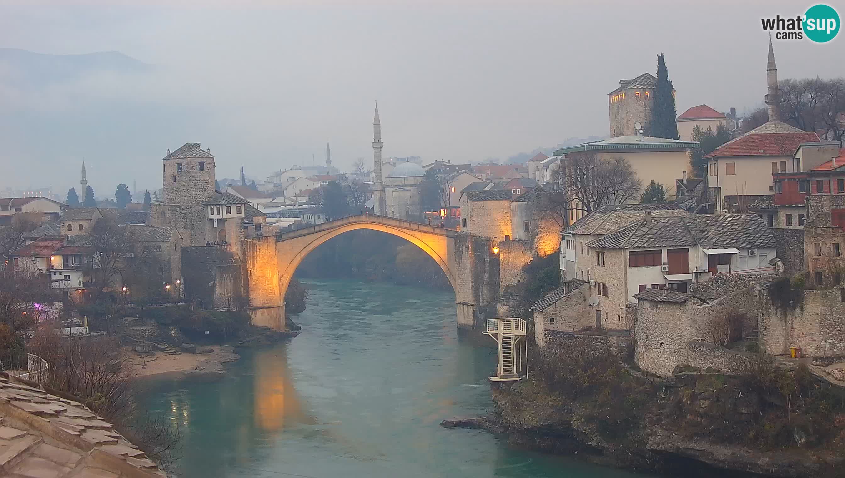 Spletna kamera Mostar – Stari Most in reka Neretva