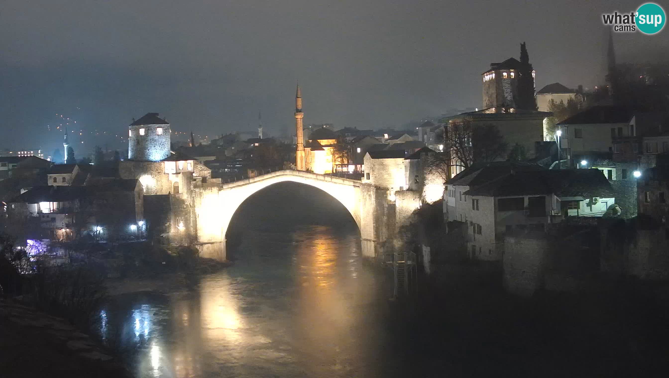 Mostar v živo – Spletna kamera na Starem mostu in reki Neretvi