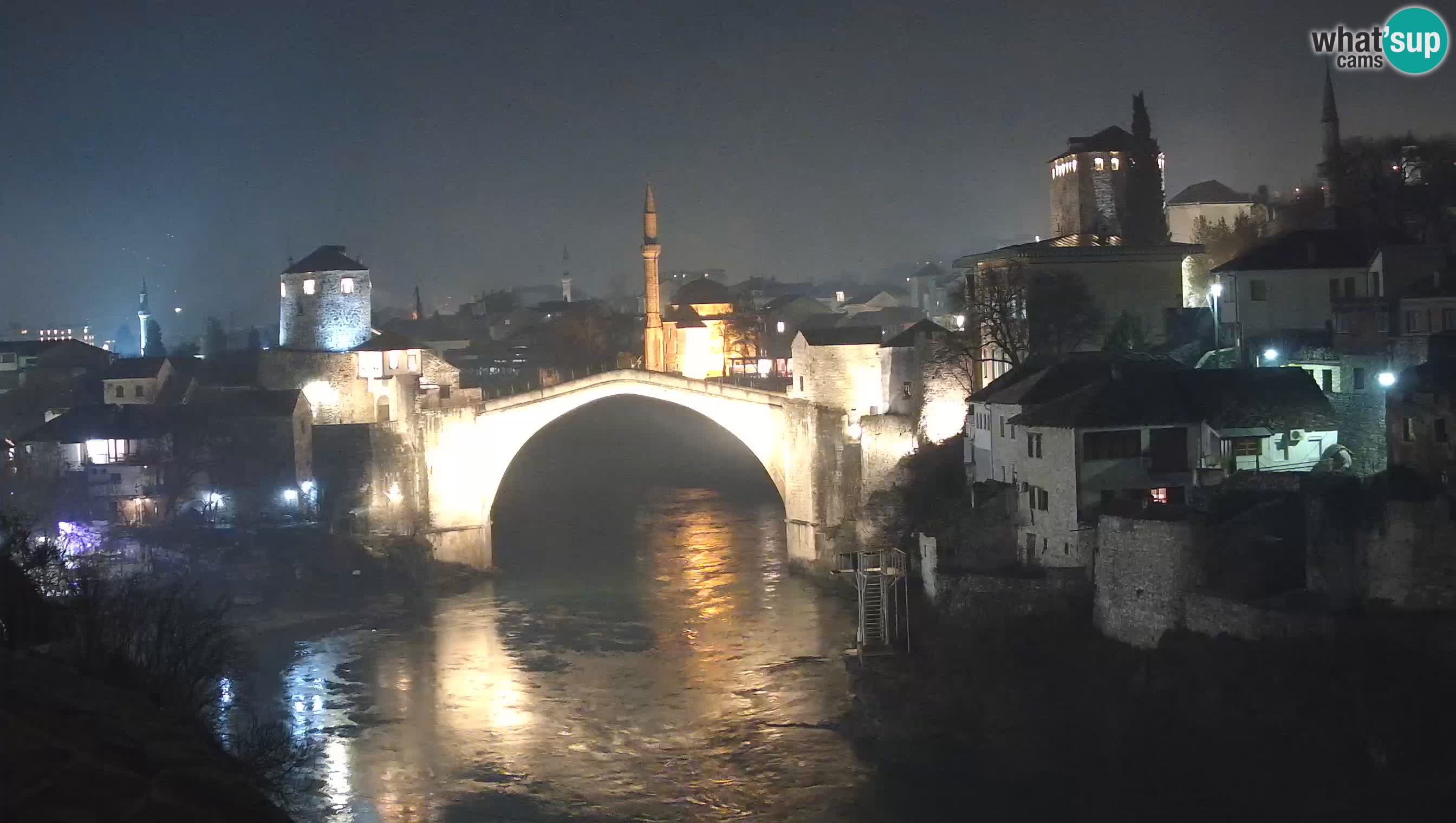 Live Webcam of Mostar – Stari Most (Old Bridge) and Neretva River