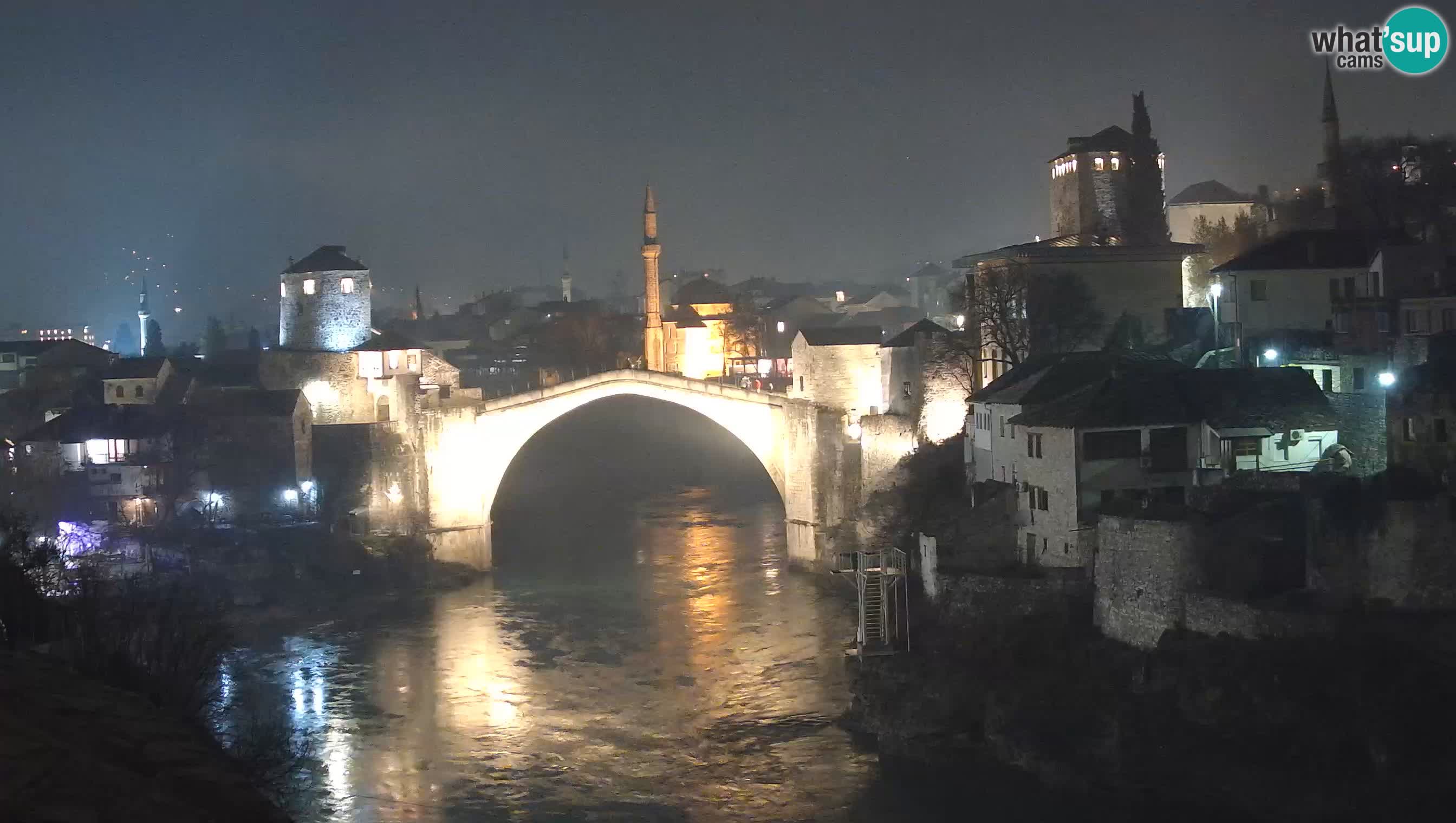 Cámara web de Mostar – El Viejo Puente sobre el río Neretva