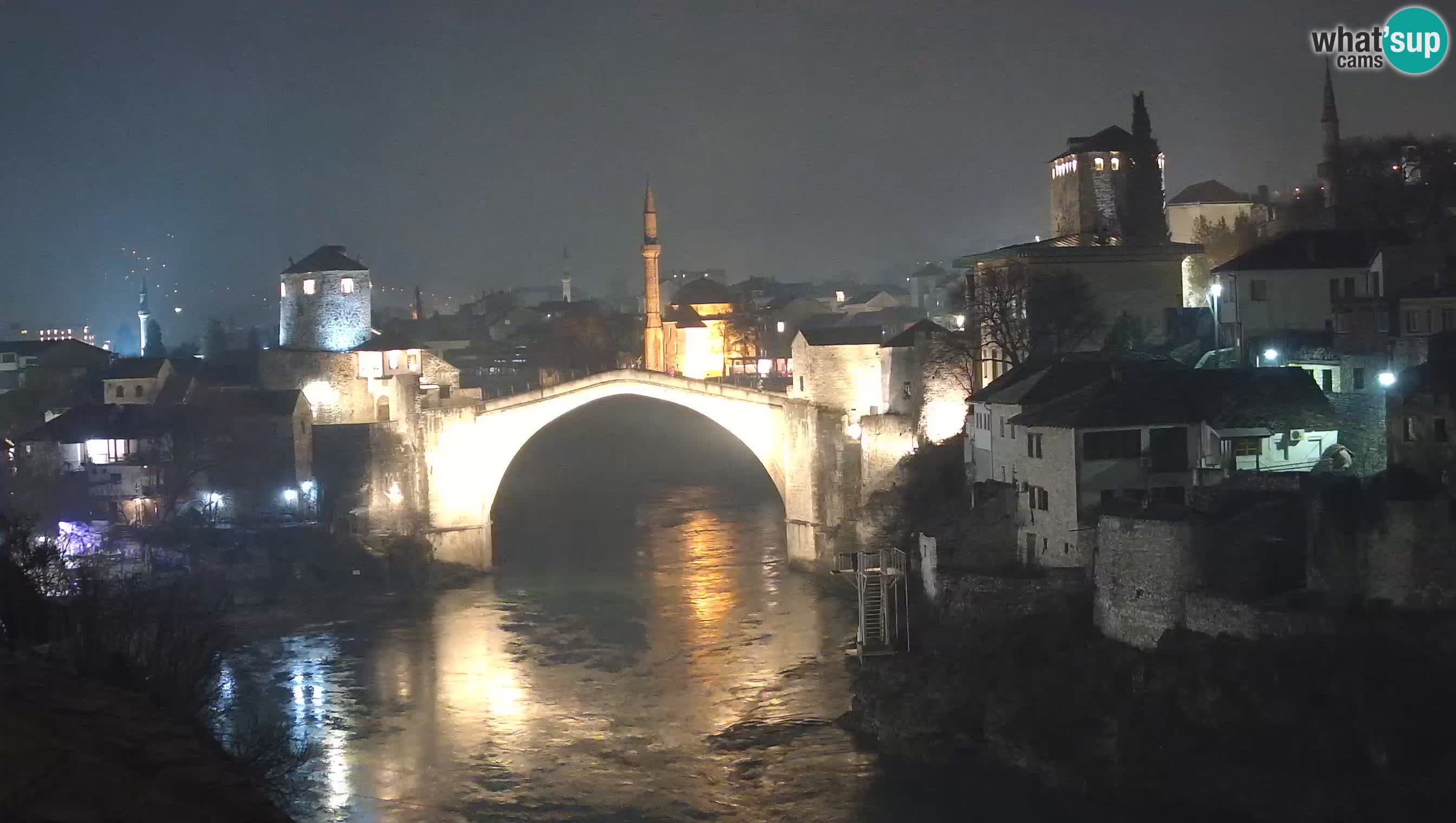 Mostar web kamera – Stari Most i rijeka Neretva – Goa Mostar