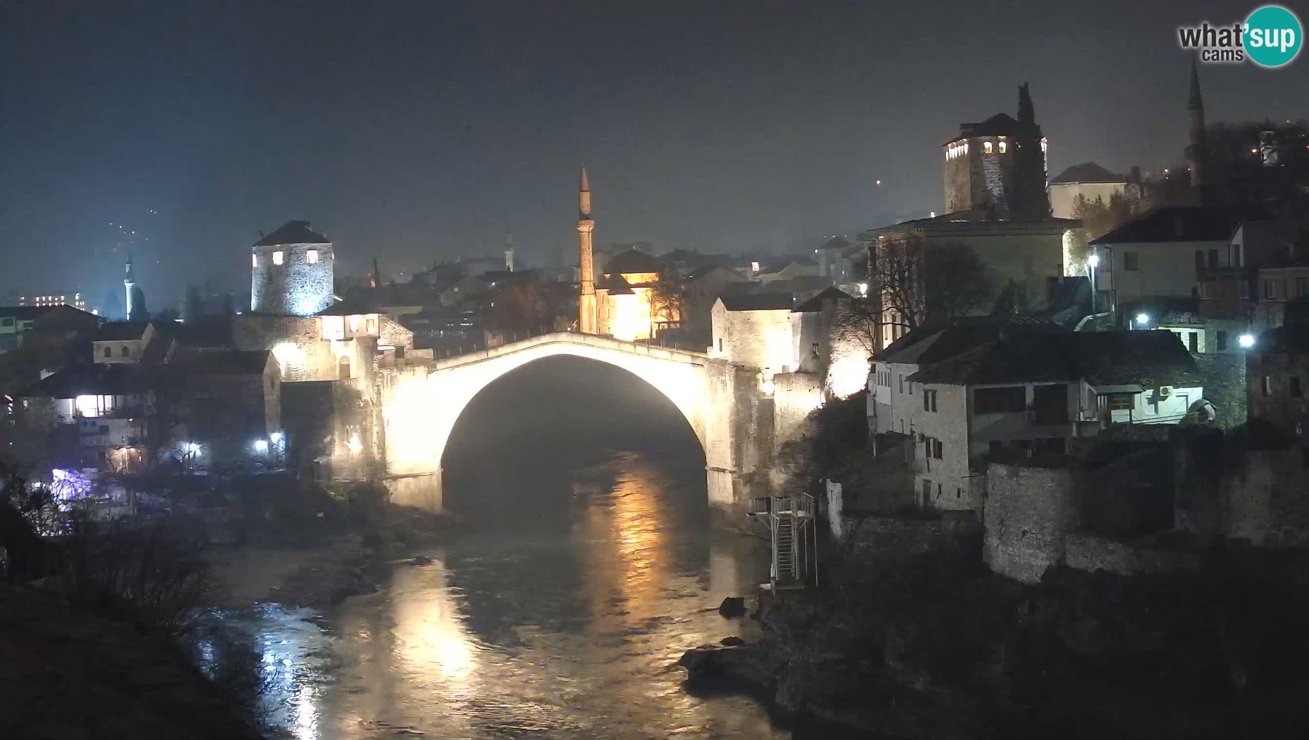 Mostar web kamera – Stari Most i rijeka Neretva – Goa Mostar