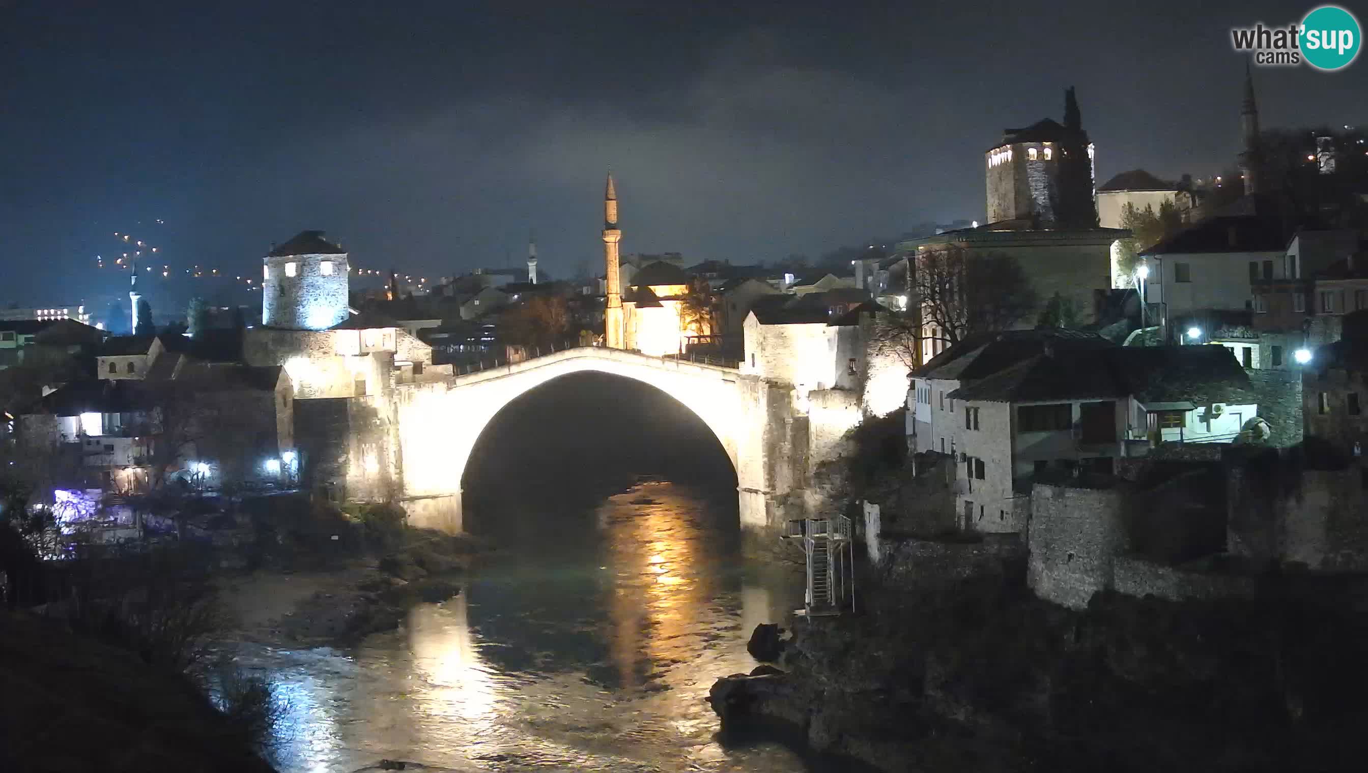 Cámara web de Mostar – El Viejo Puente sobre el río Neretva