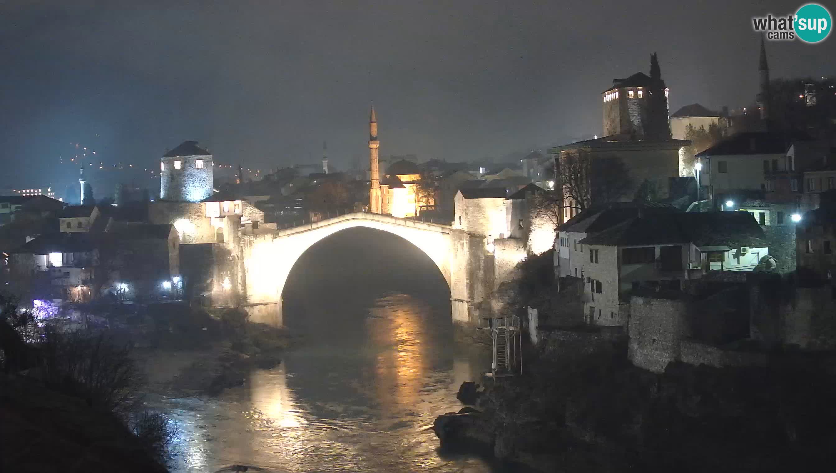 Cámara web de Mostar – El Viejo Puente sobre el río Neretva
