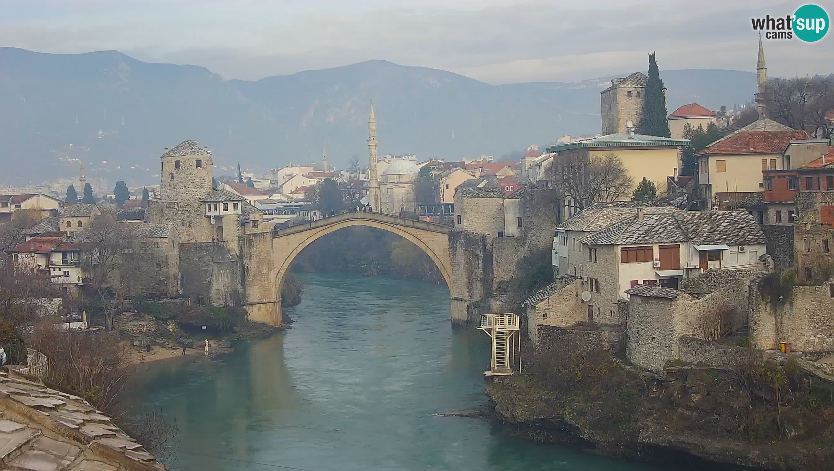 Mostar webcam – LIVE Old Bridge and Neretva river