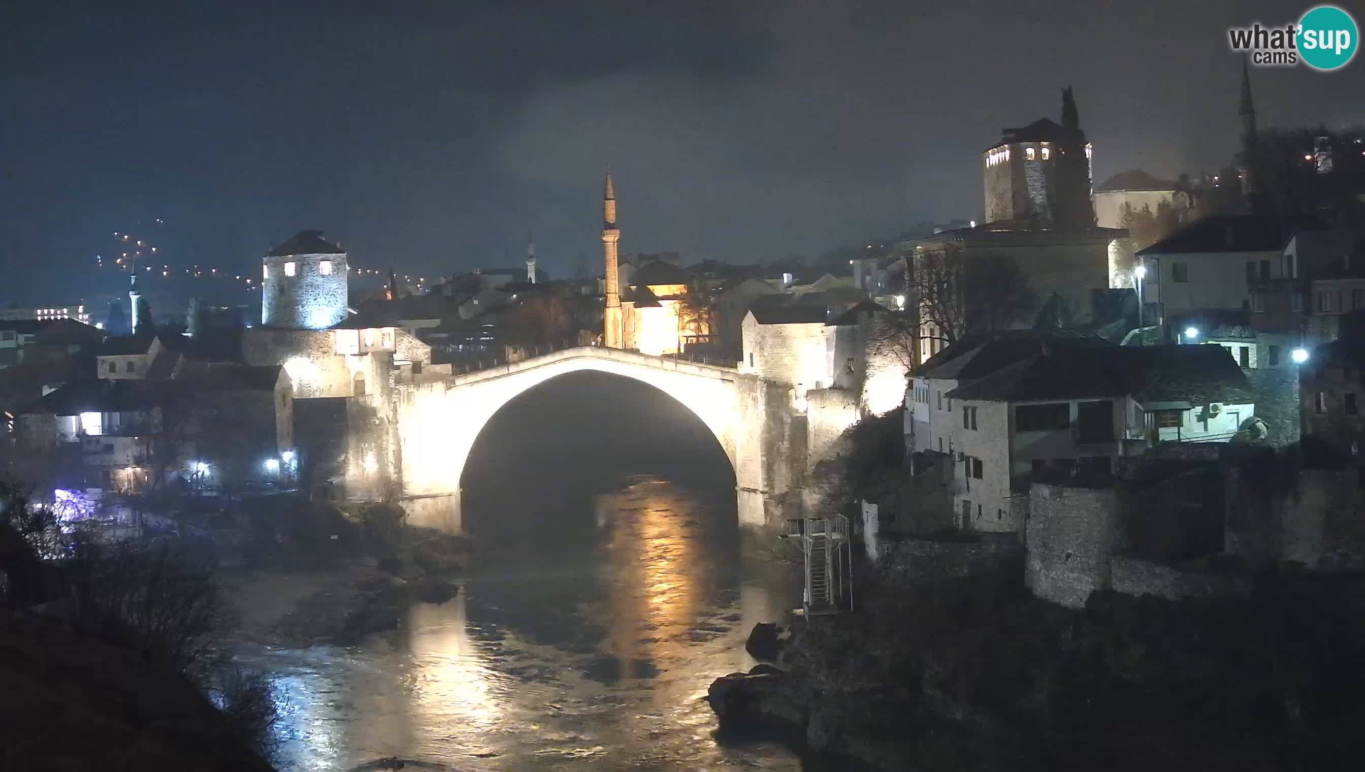 Mostar v živo – Spletna kamera na Starem mostu in reki Neretvi