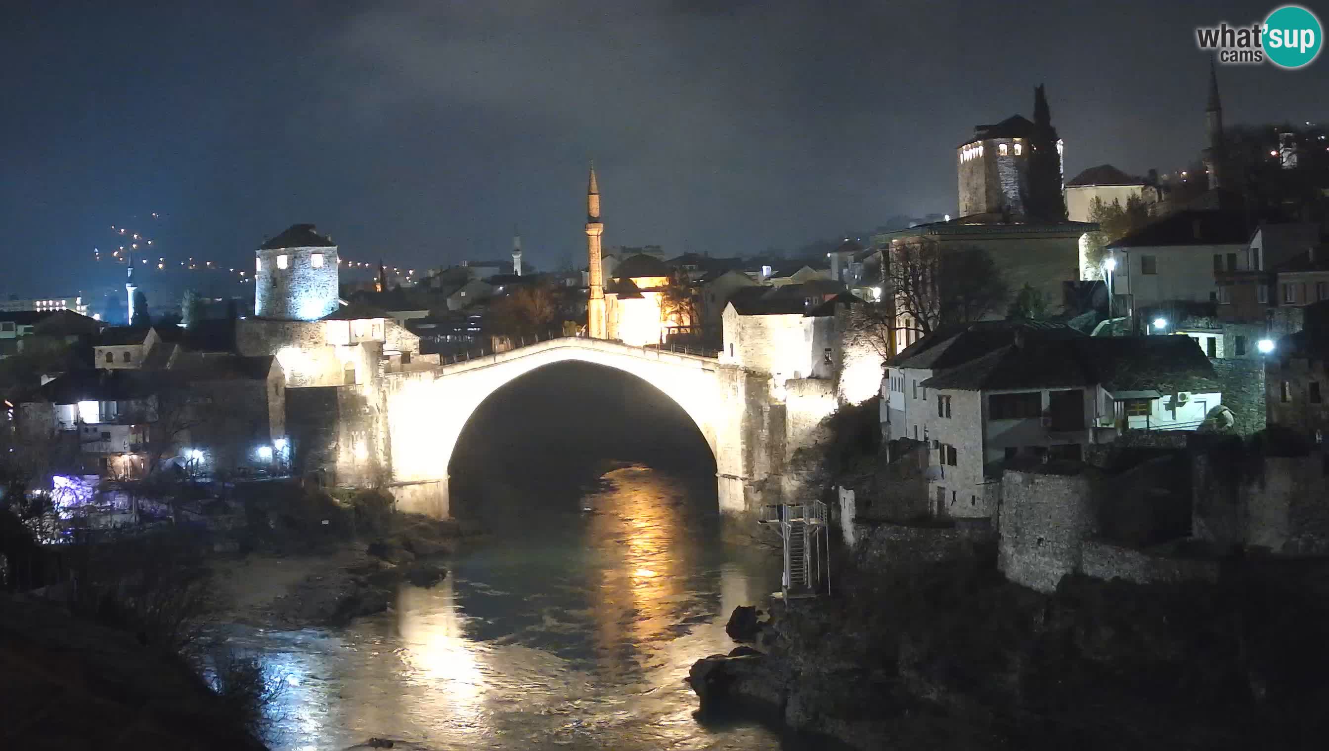 Mostar web kamera – Stari Most i rijeka Neretva – Goa Mostar