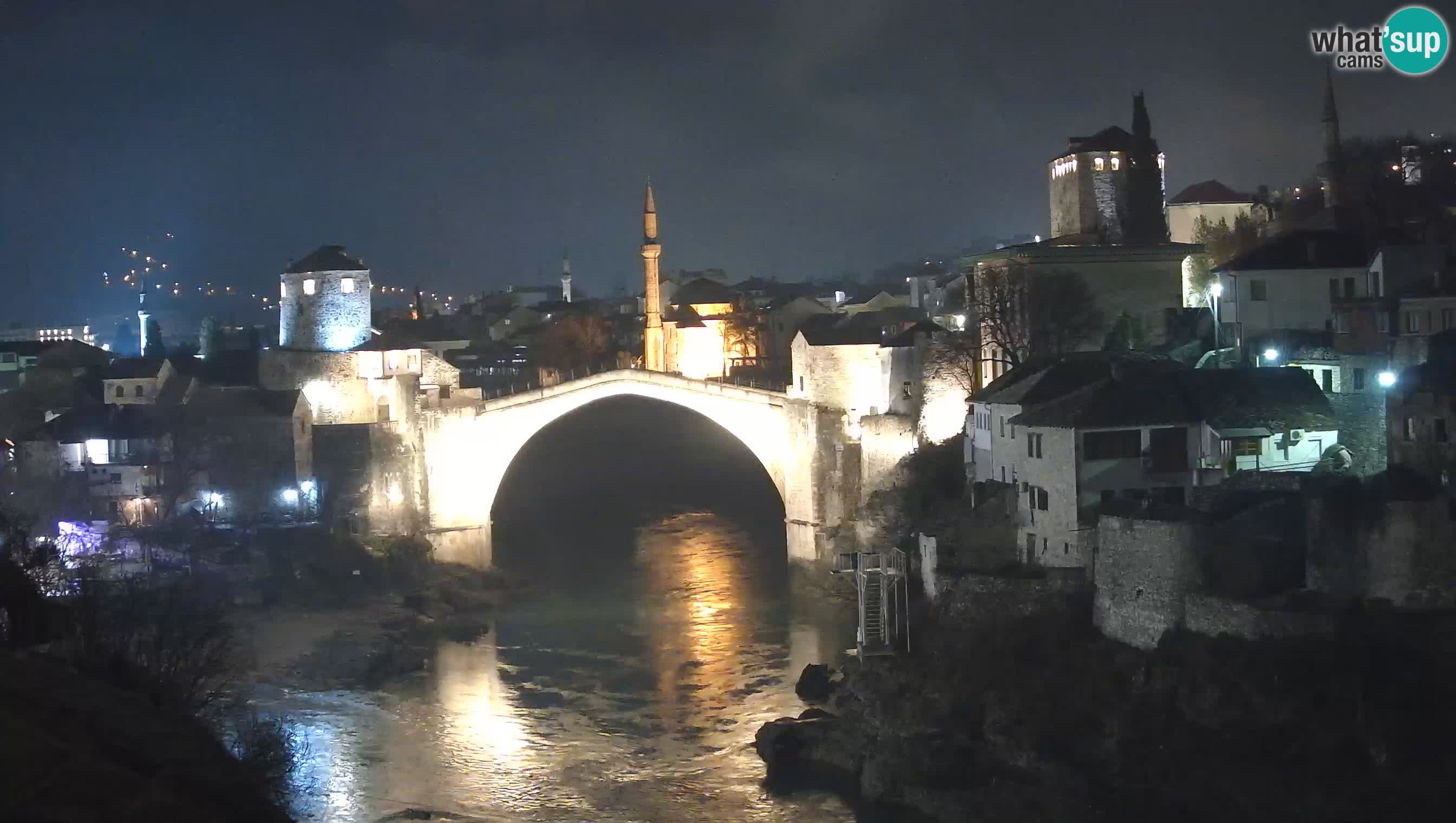 Mostar web kamera – Stari Most i rijeka Neretva – Goa Mostar