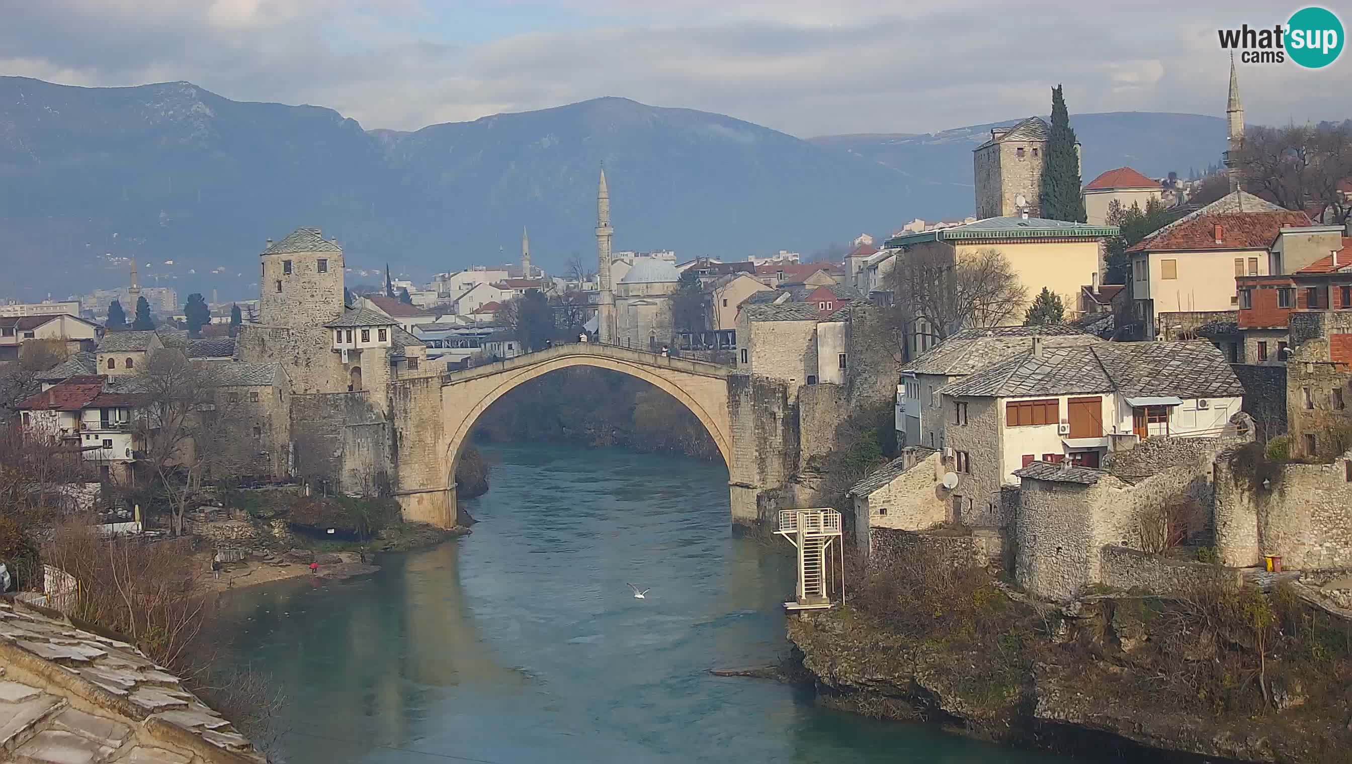 Mostar web kamera – Stari Most i rijeka Neretva – Goa Mostar