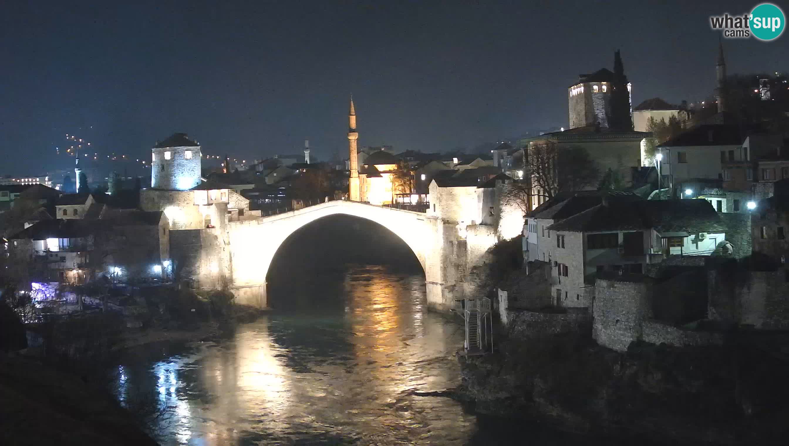 Mostar web kamera – Stari Most i rijeka Neretva – Goa Mostar