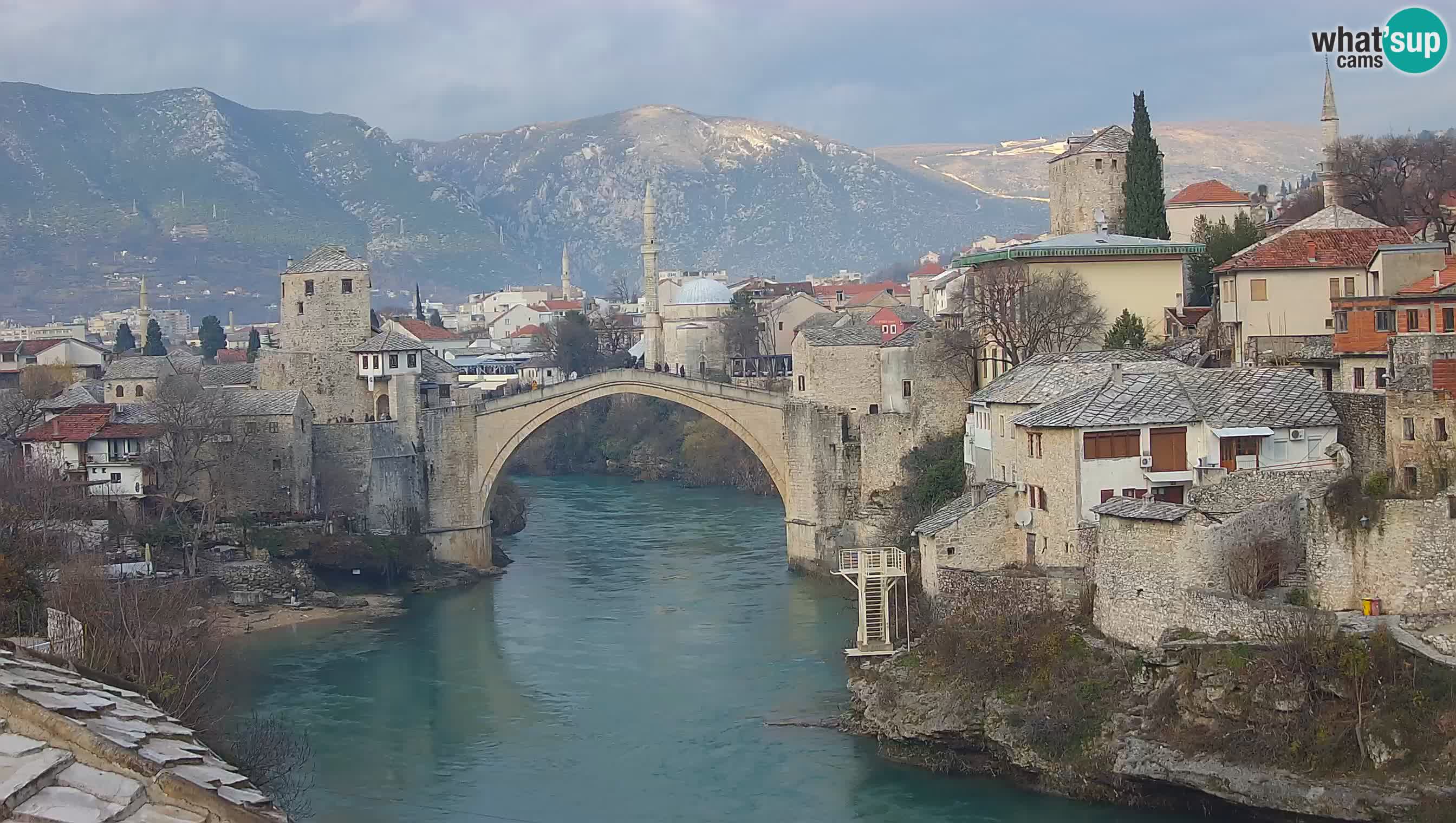 Mostar webcam – LIVE Old Bridge and Neretva river