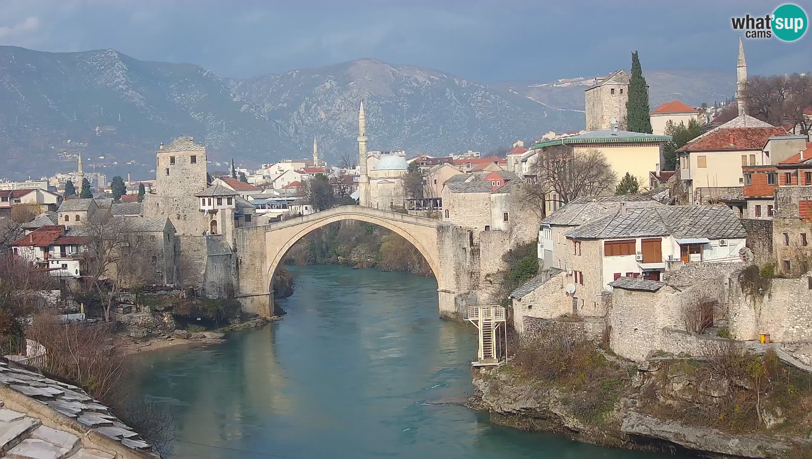 Webcam Mostar – Il Ponte Vecchio sul fiume Neretva