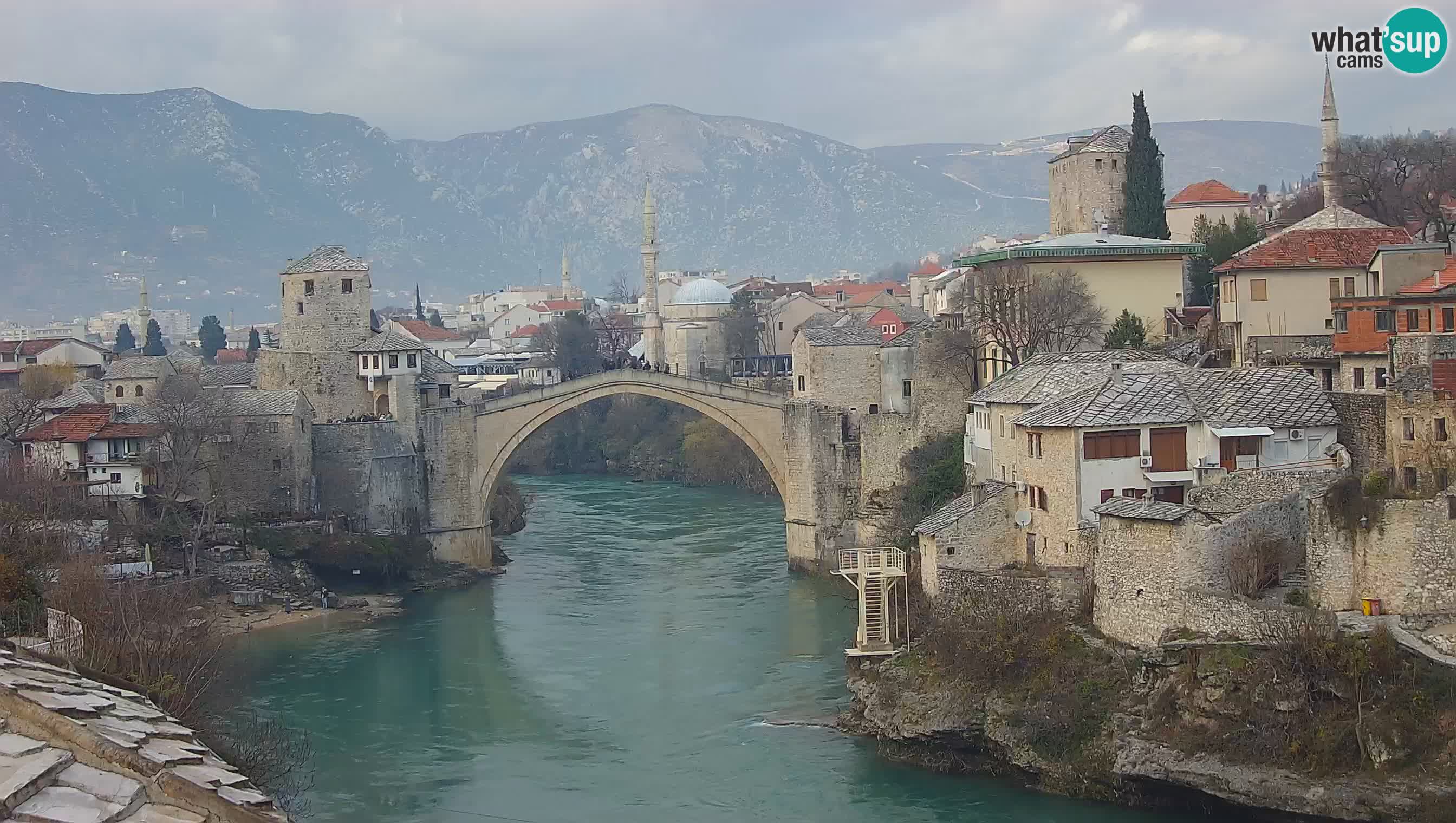 Mostar in diretta – Webcam sul Ponte Vecchio (Stari Most) e fiume Neretva