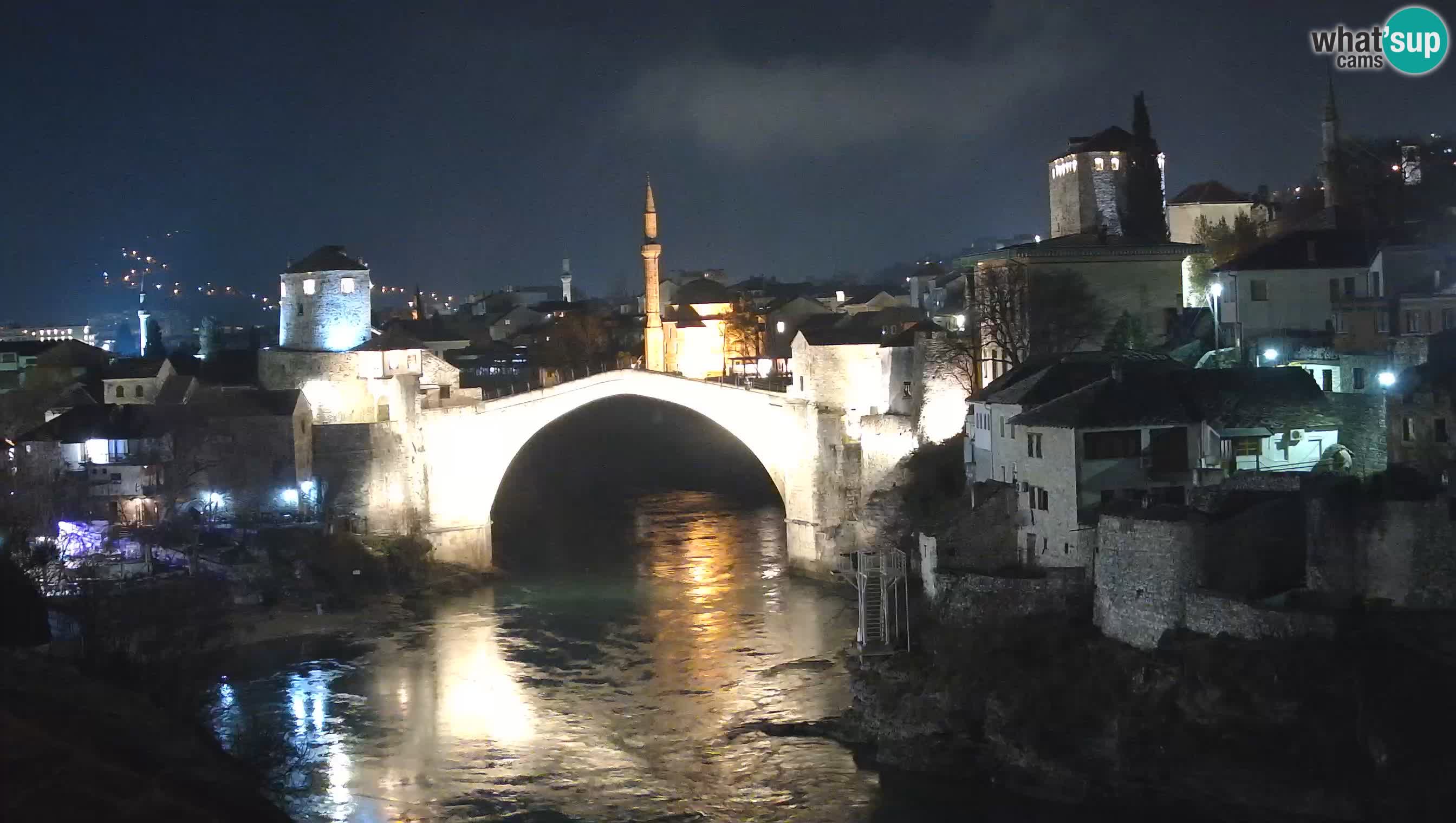 Cámara web de Mostar – El Viejo Puente sobre el río Neretva