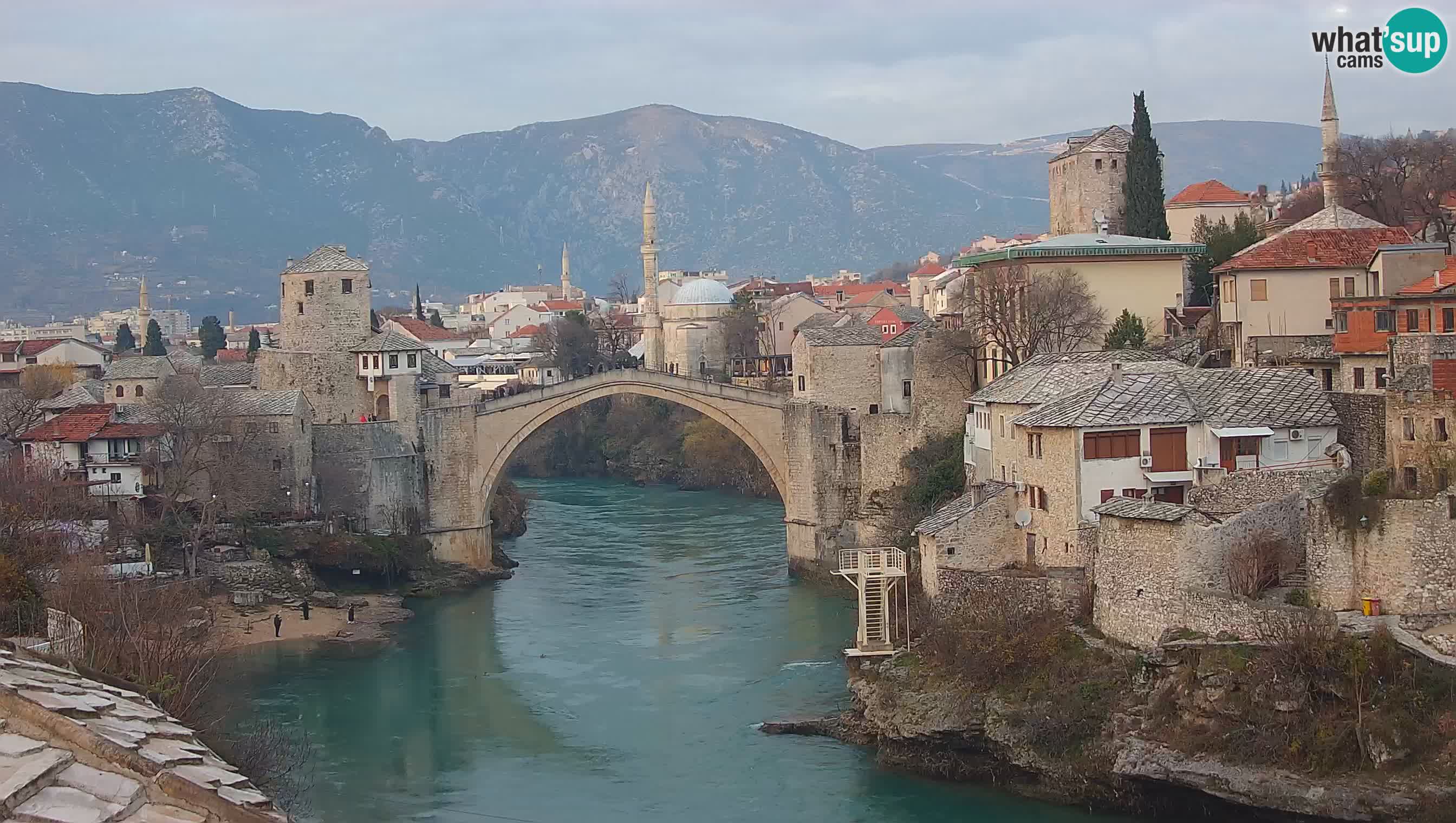 Spletna kamera Mostar – Stari Most in reka Neretva