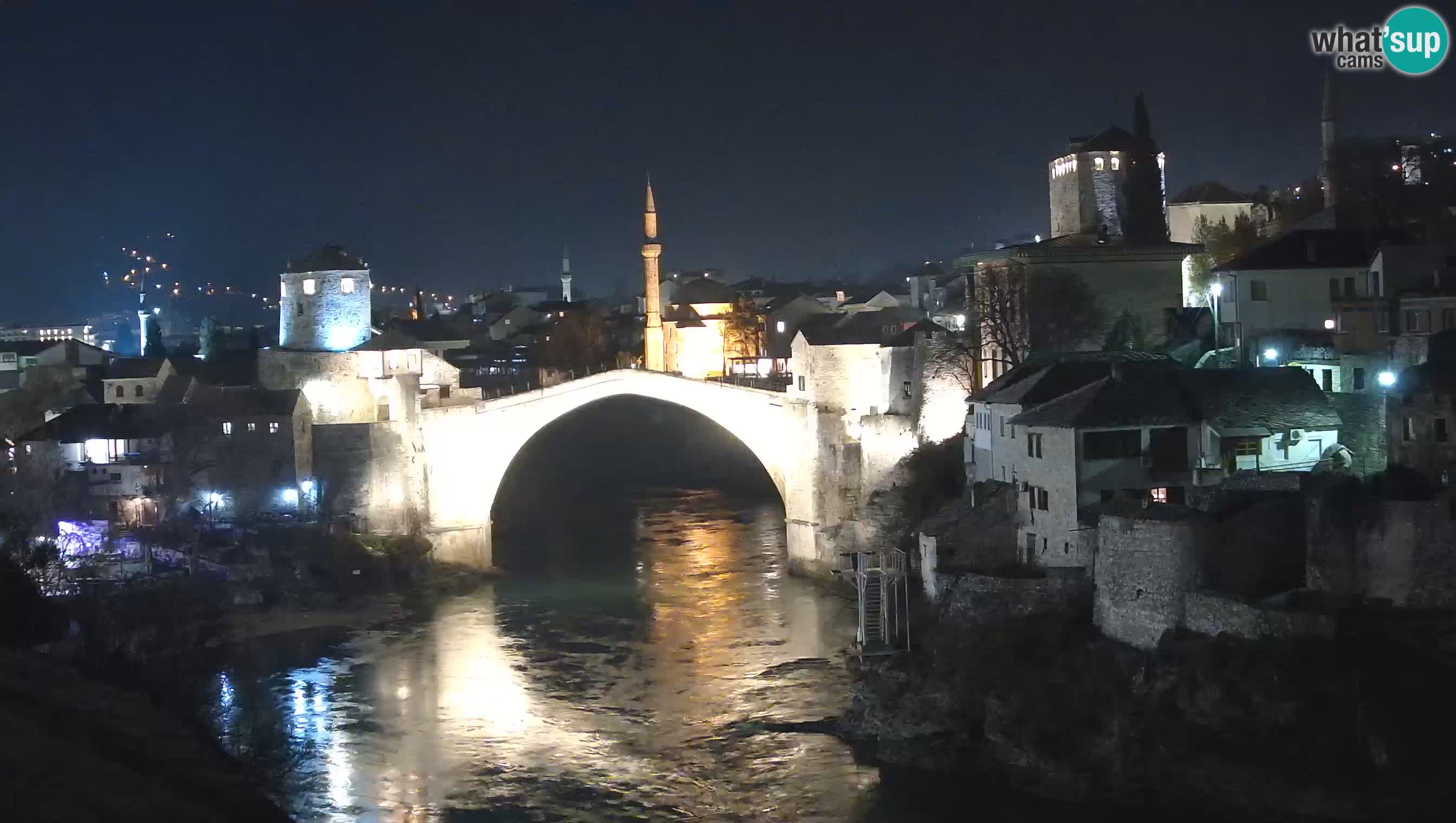 Webcam Mostar – Il Ponte Vecchio sul fiume Neretva