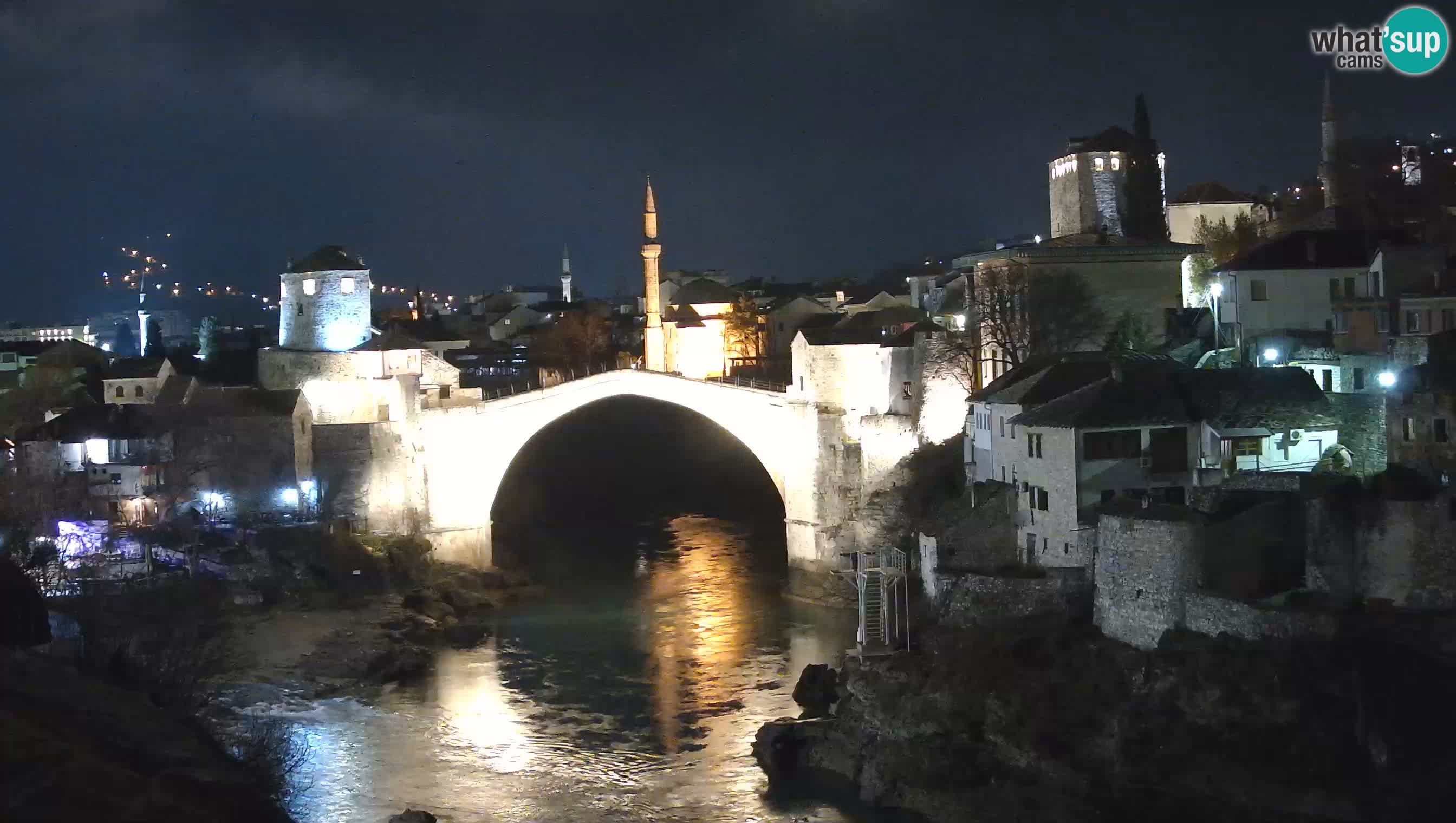 Cámara web de Mostar – El Viejo Puente sobre el río Neretva