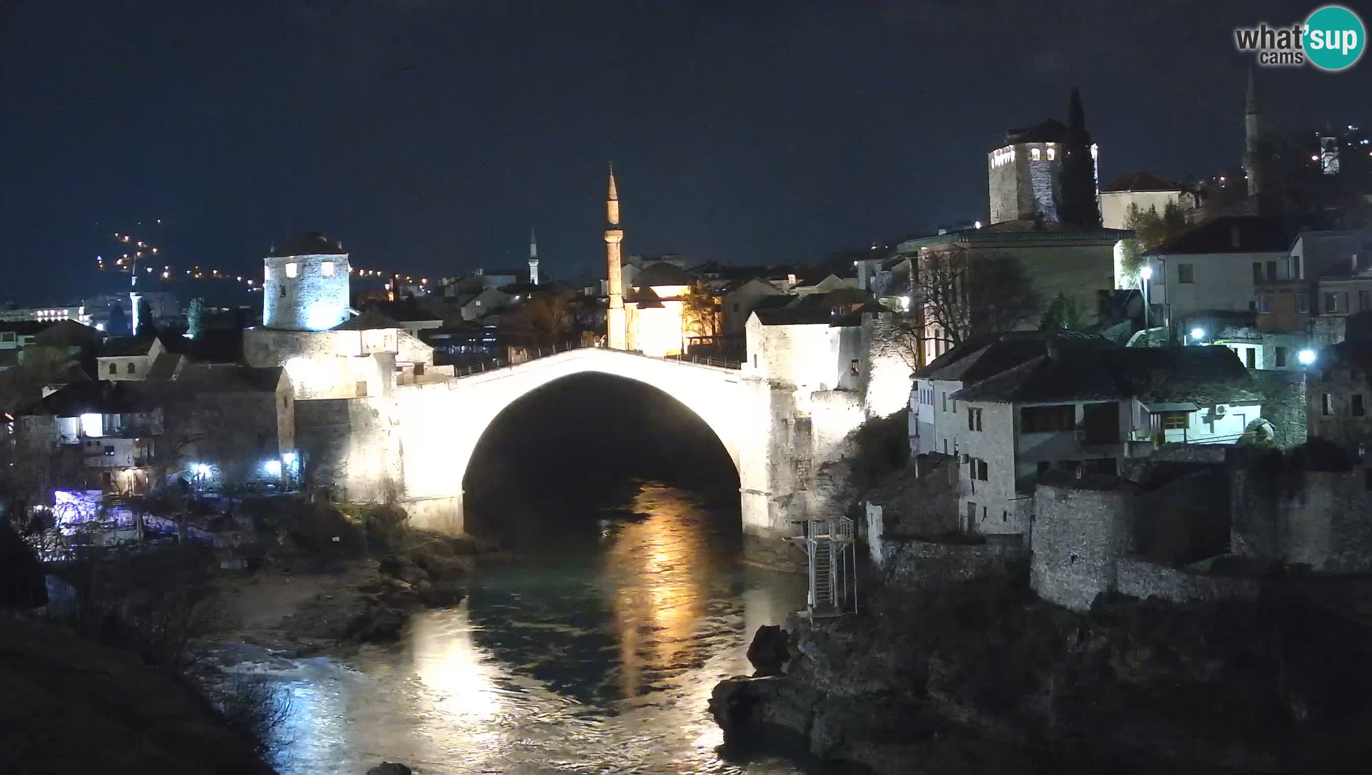 Mostar web kamera – Stari Most i rijeka Neretva – Goa Mostar