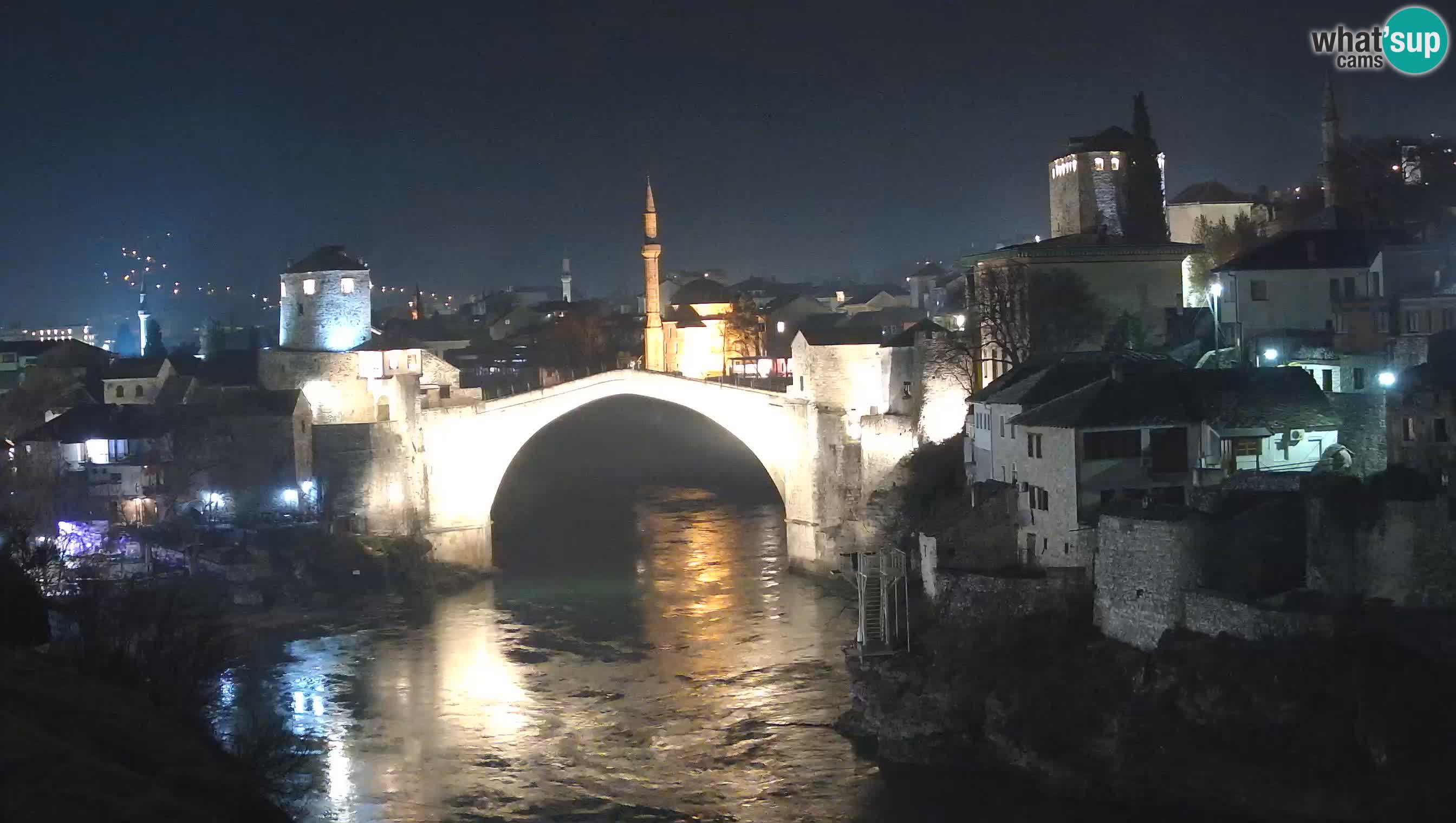 Mostar web kamera – Stari Most i rijeka Neretva – Goa Mostar