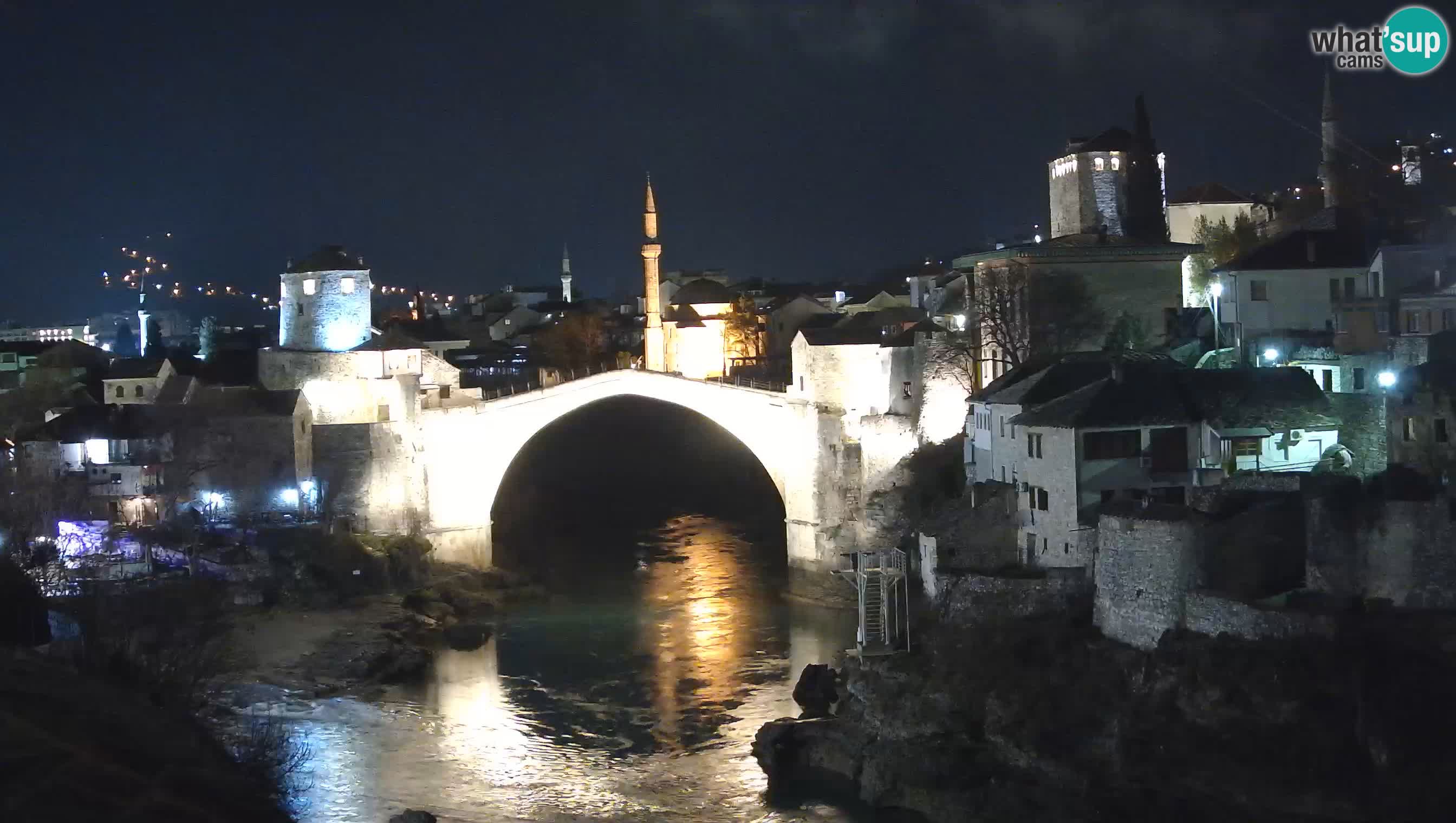 Webcam Mostar – Il Ponte Vecchio sul fiume Neretva