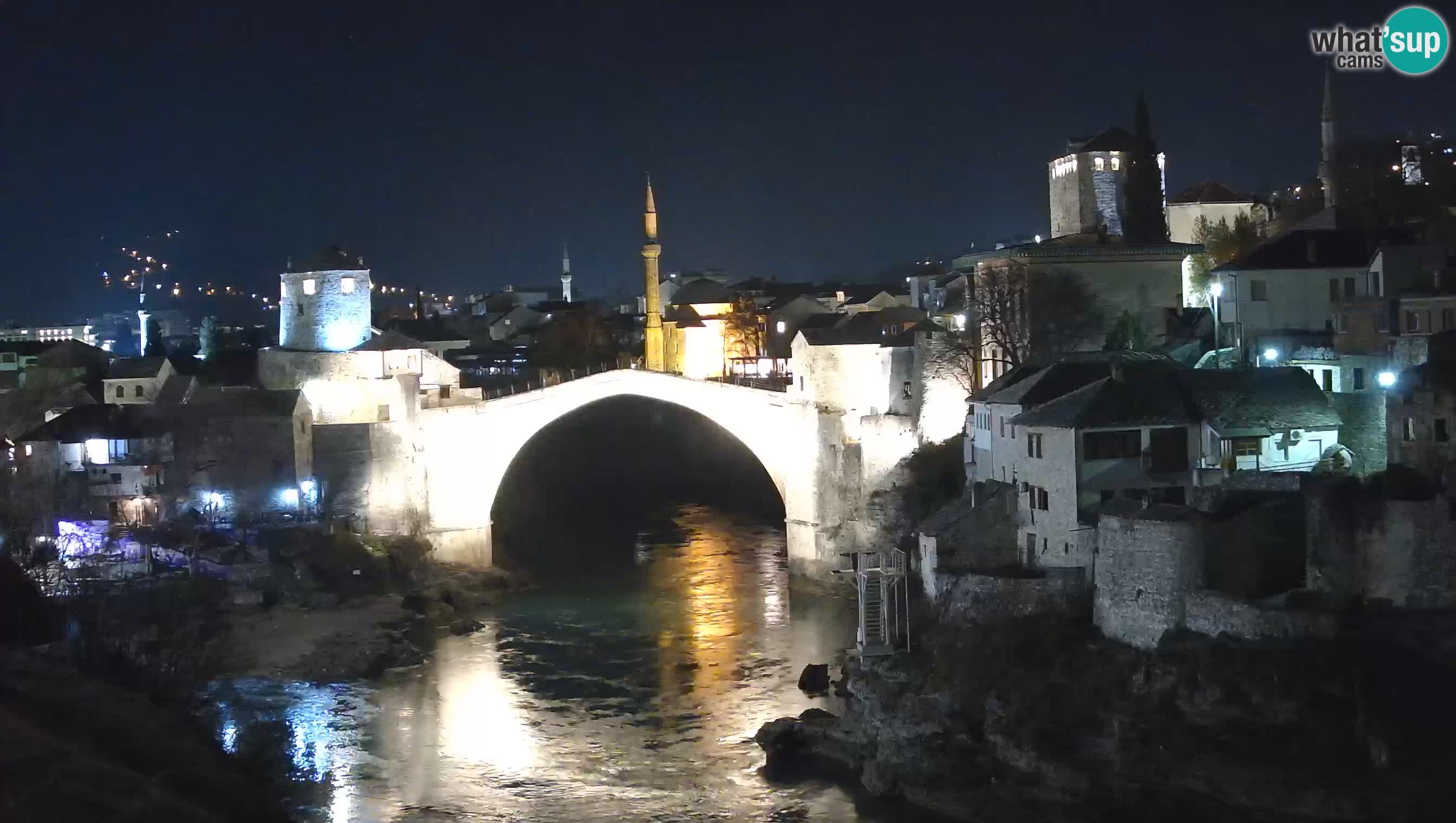 Mostar web kamera – Stari Most i rijeka Neretva – Goa Mostar