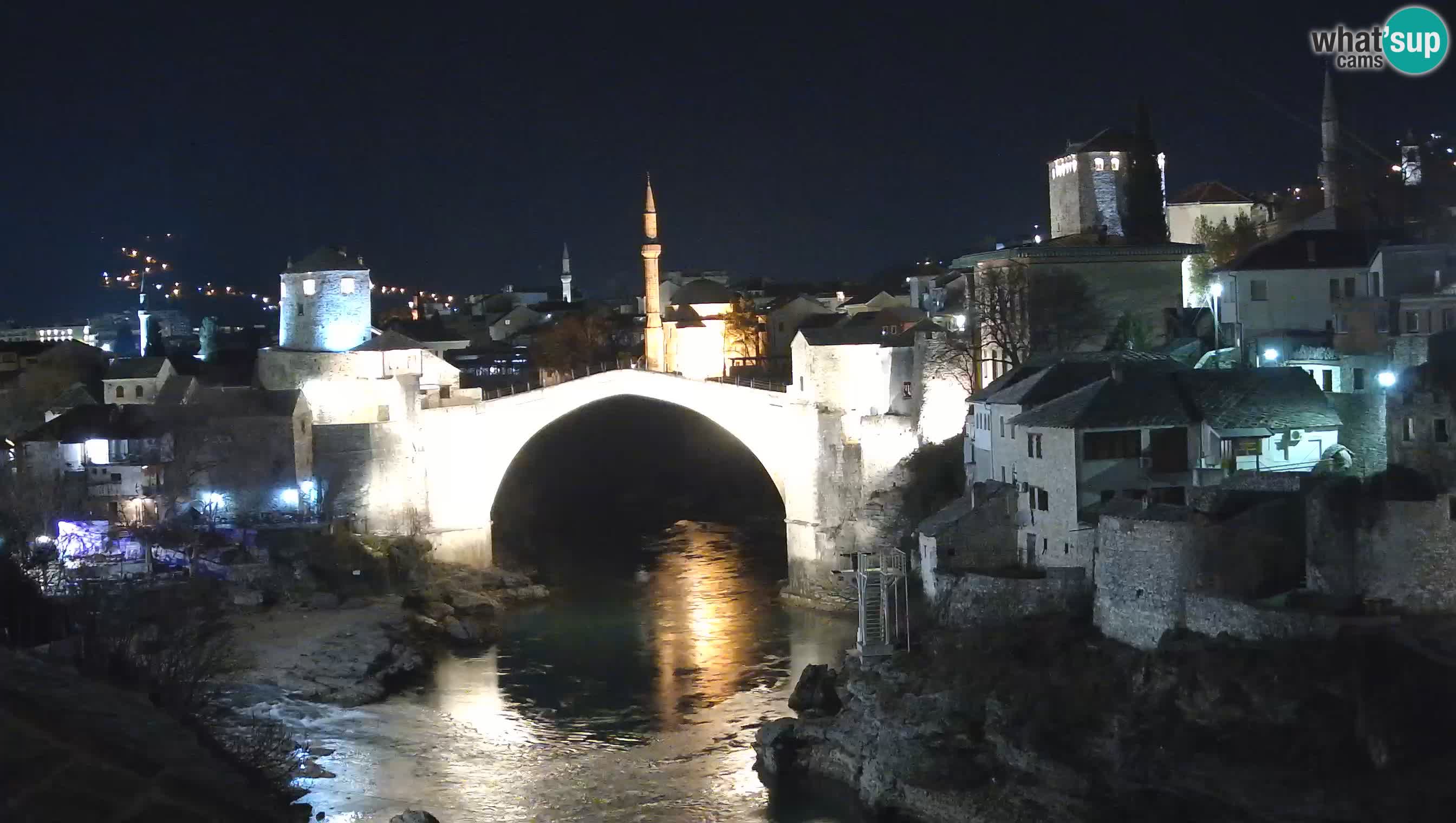 Mostar web kamera – Stari Most i rijeka Neretva – Goa Mostar