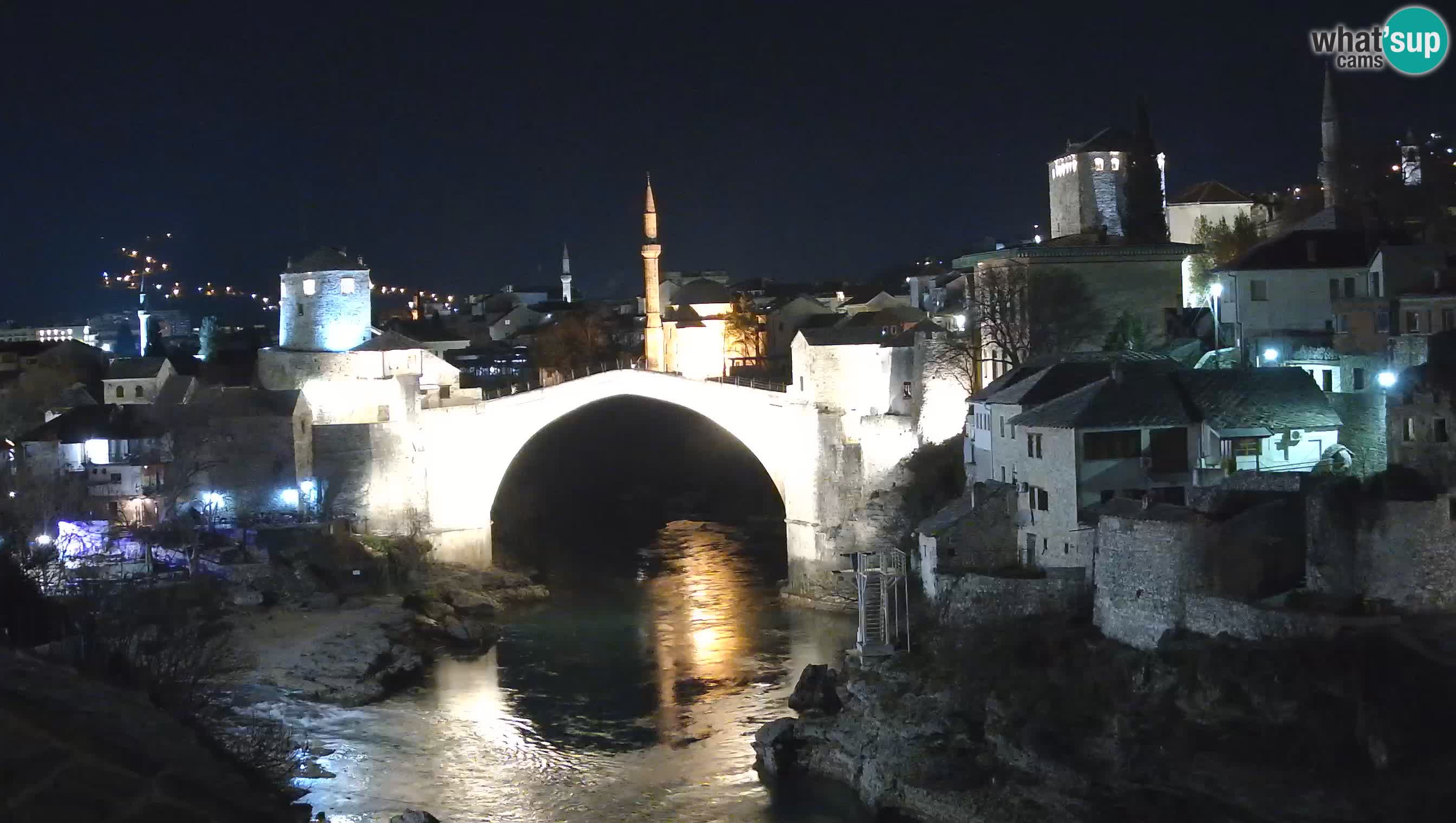 Mostar v živo – Spletna kamera na Starem mostu in reki Neretvi