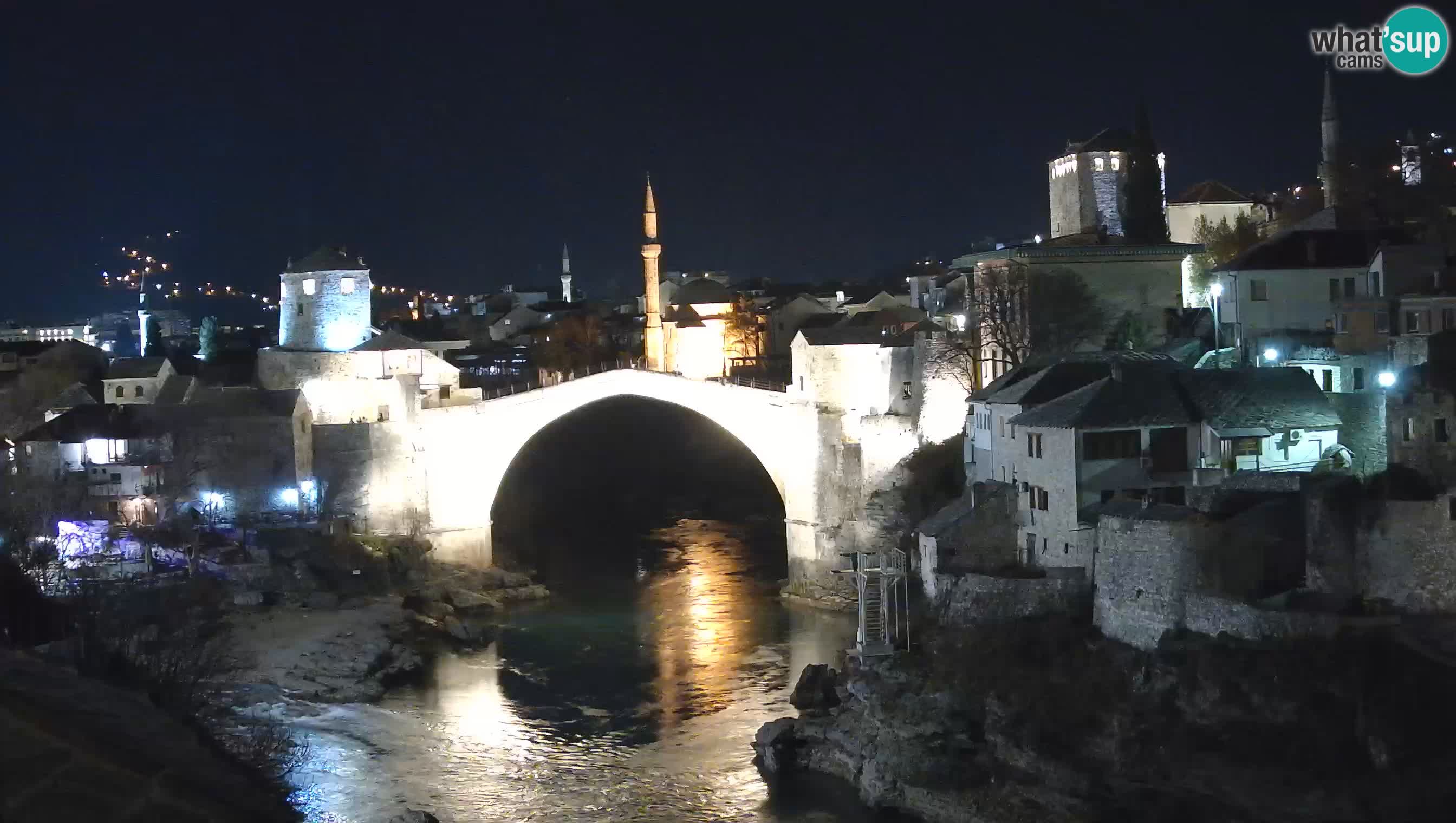 Live Webcam of Mostar – Stari Most (Old Bridge) and Neretva River