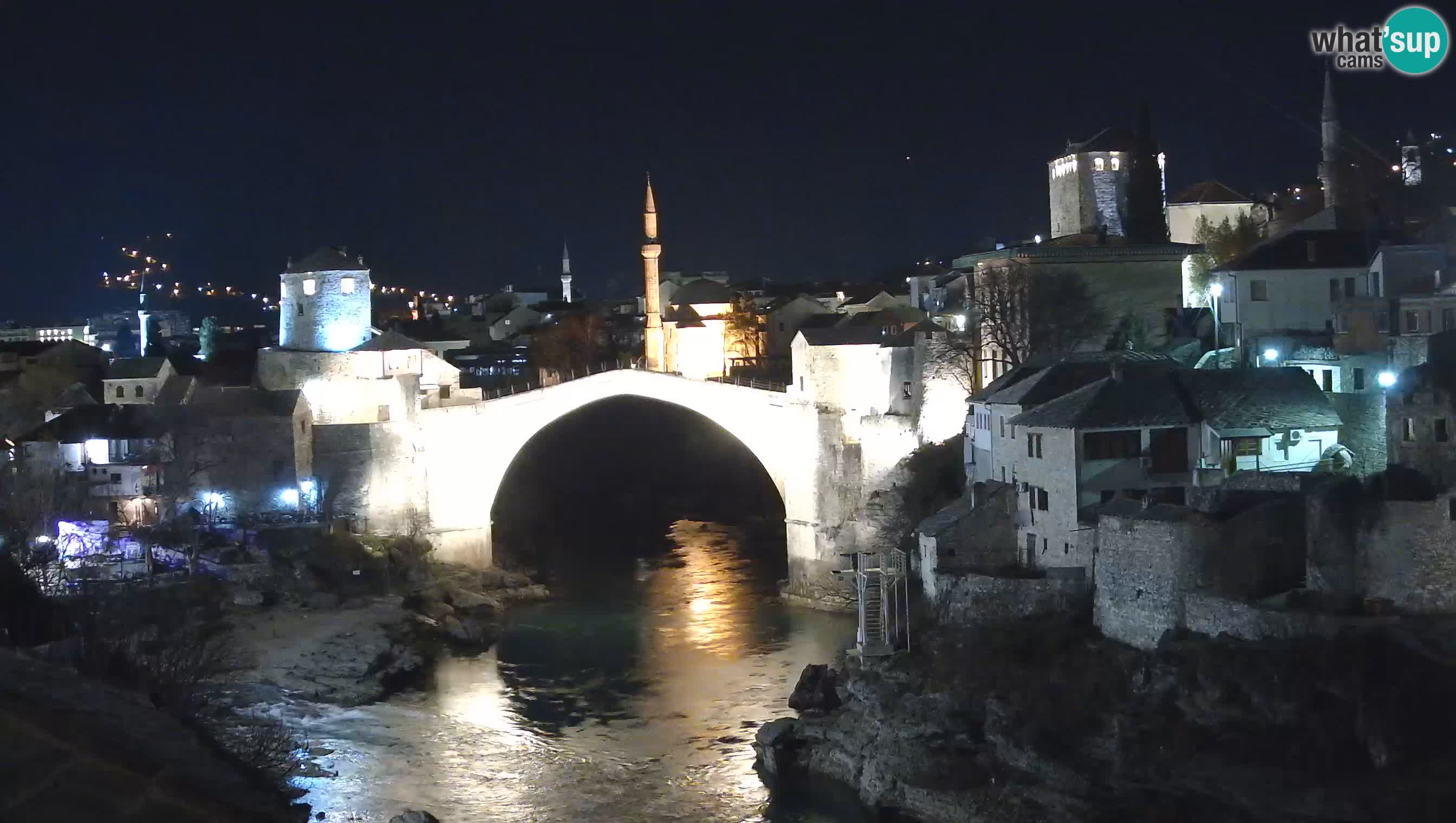 Mostar v živo – Spletna kamera na Starem mostu in reki Neretvi