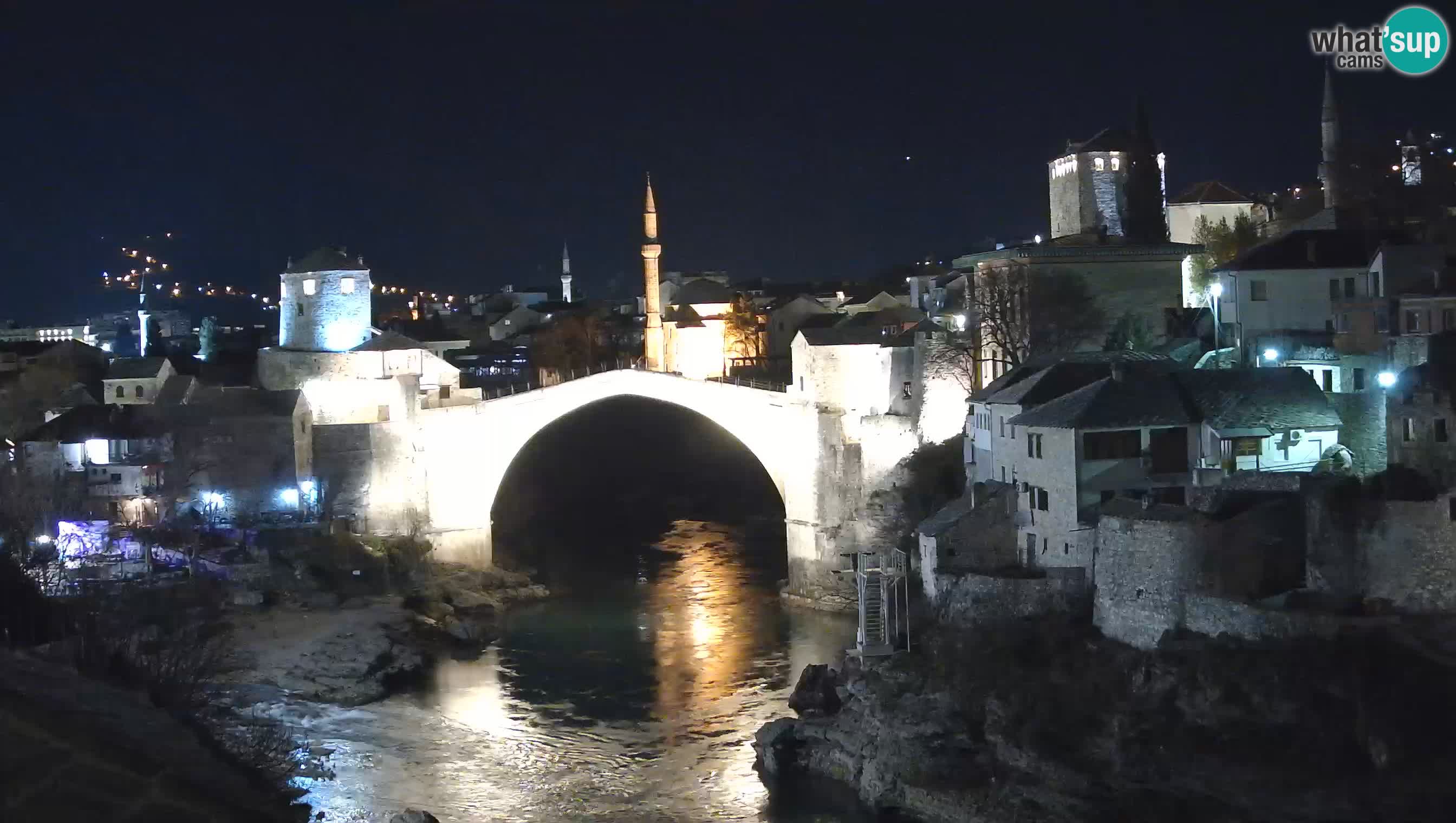 Cámara web de Mostar – El Viejo Puente sobre el río Neretva
