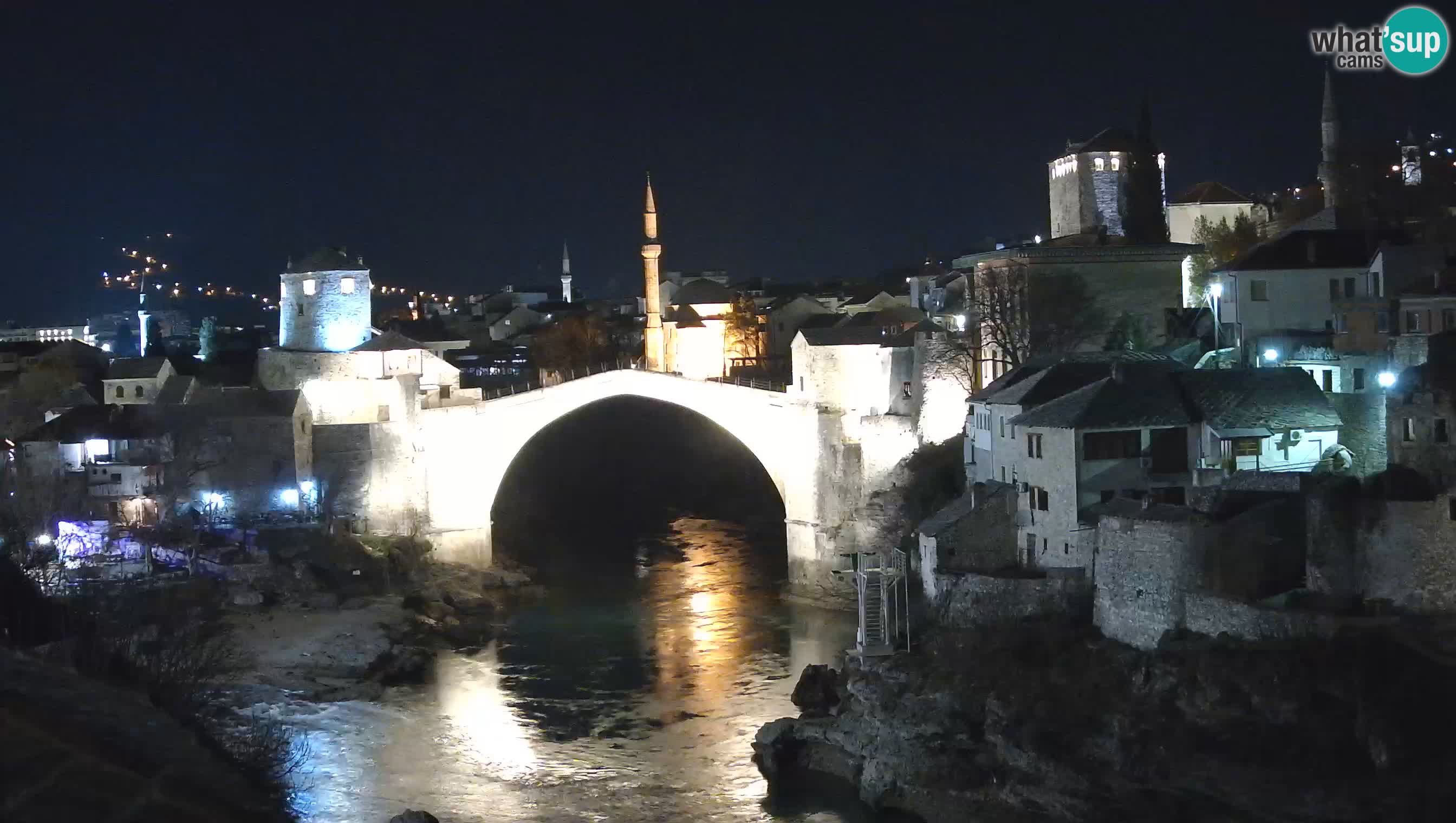 Live Webcam of Mostar – Stari Most (Old Bridge) and Neretva River