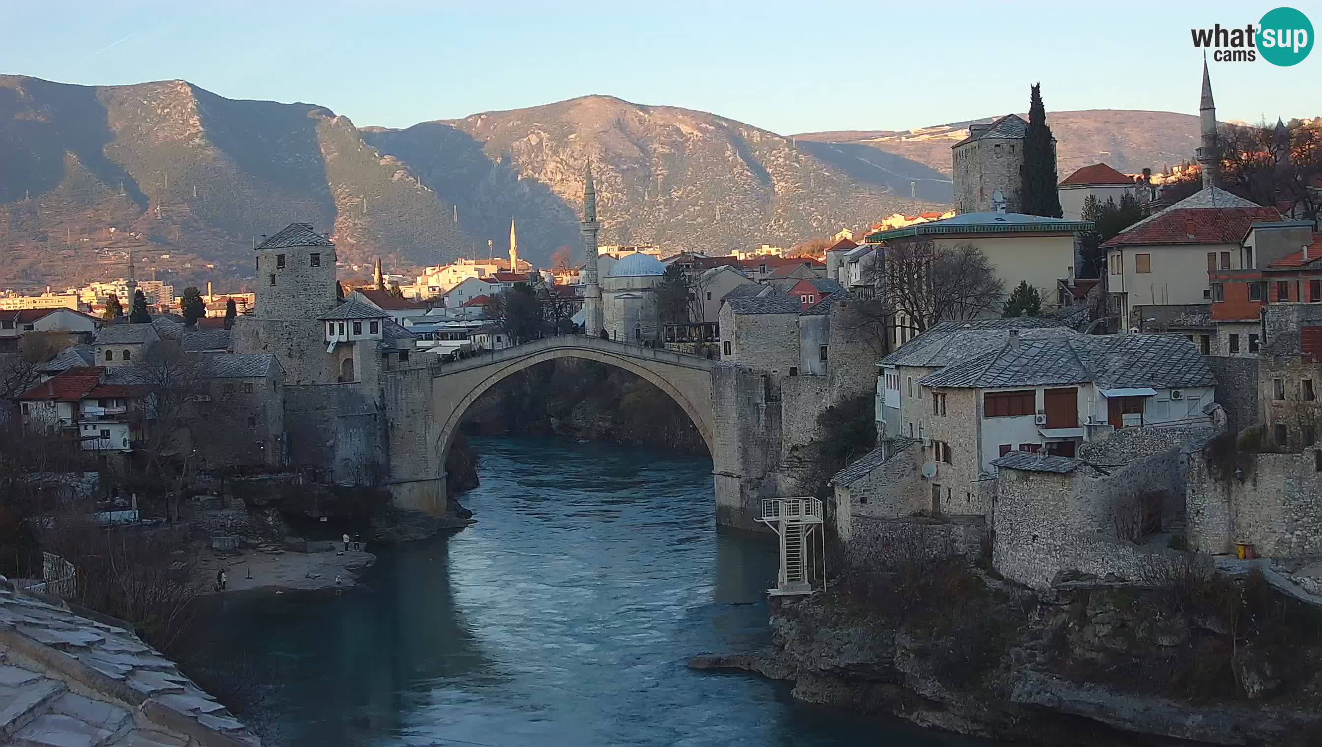Live Webcam of Mostar – Stari Most (Old Bridge) and Neretva River