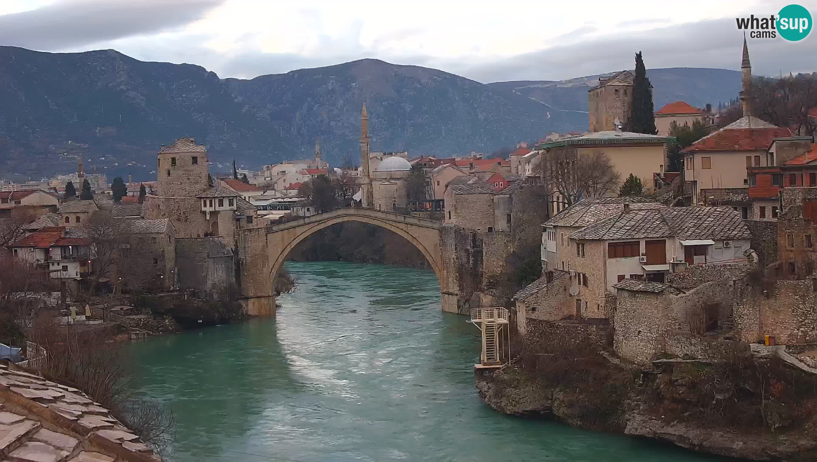 Mostar in diretta – Webcam sul Ponte Vecchio (Stari Most) e fiume Neretva