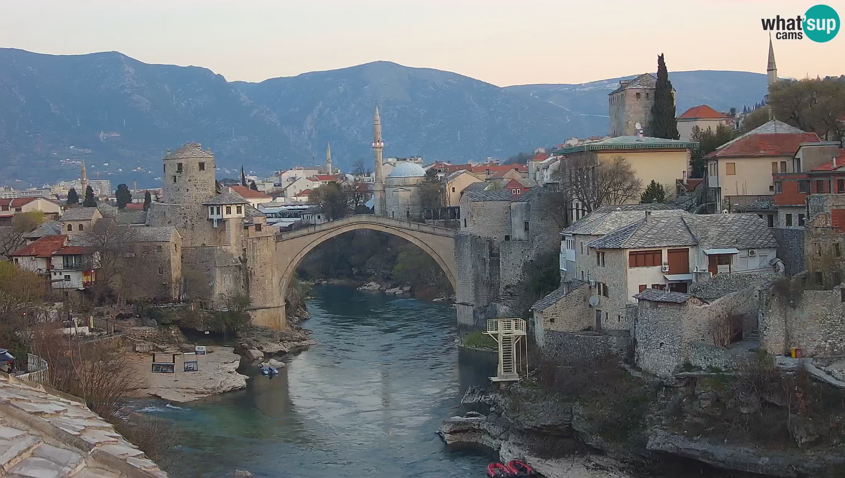 Mostar in diretta – Webcam sul Ponte Vecchio (Stari Most) e fiume Neretva