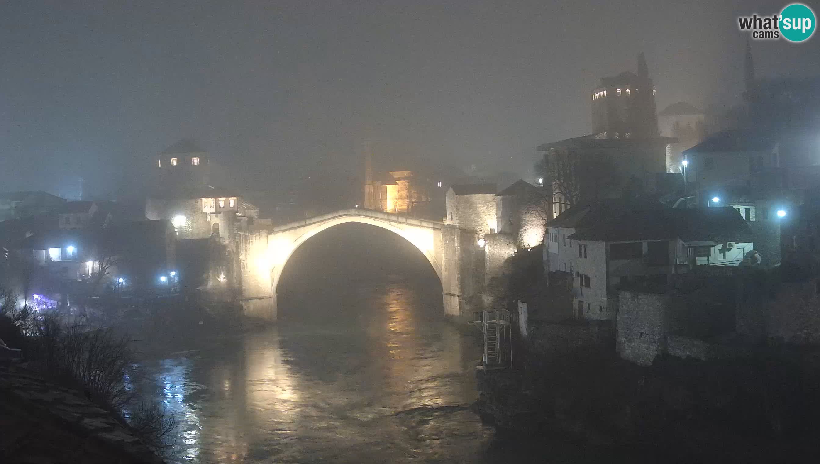 Cámara web de Mostar – El Viejo Puente sobre el río Neretva