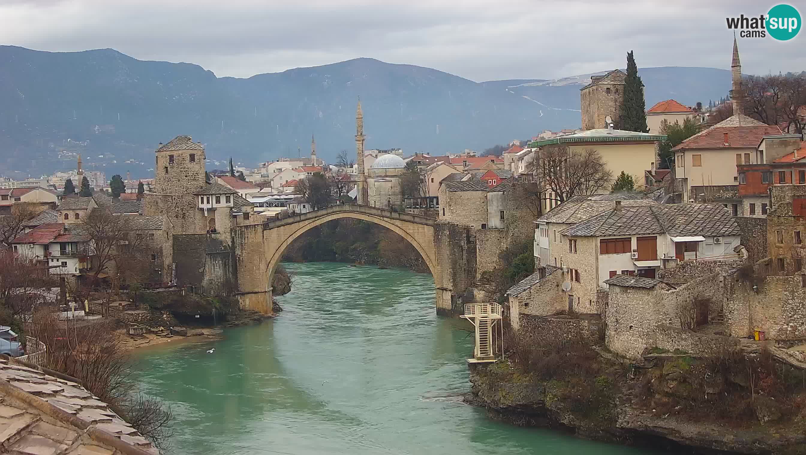 Mostar in diretta – Webcam sul Ponte Vecchio (Stari Most) e fiume Neretva