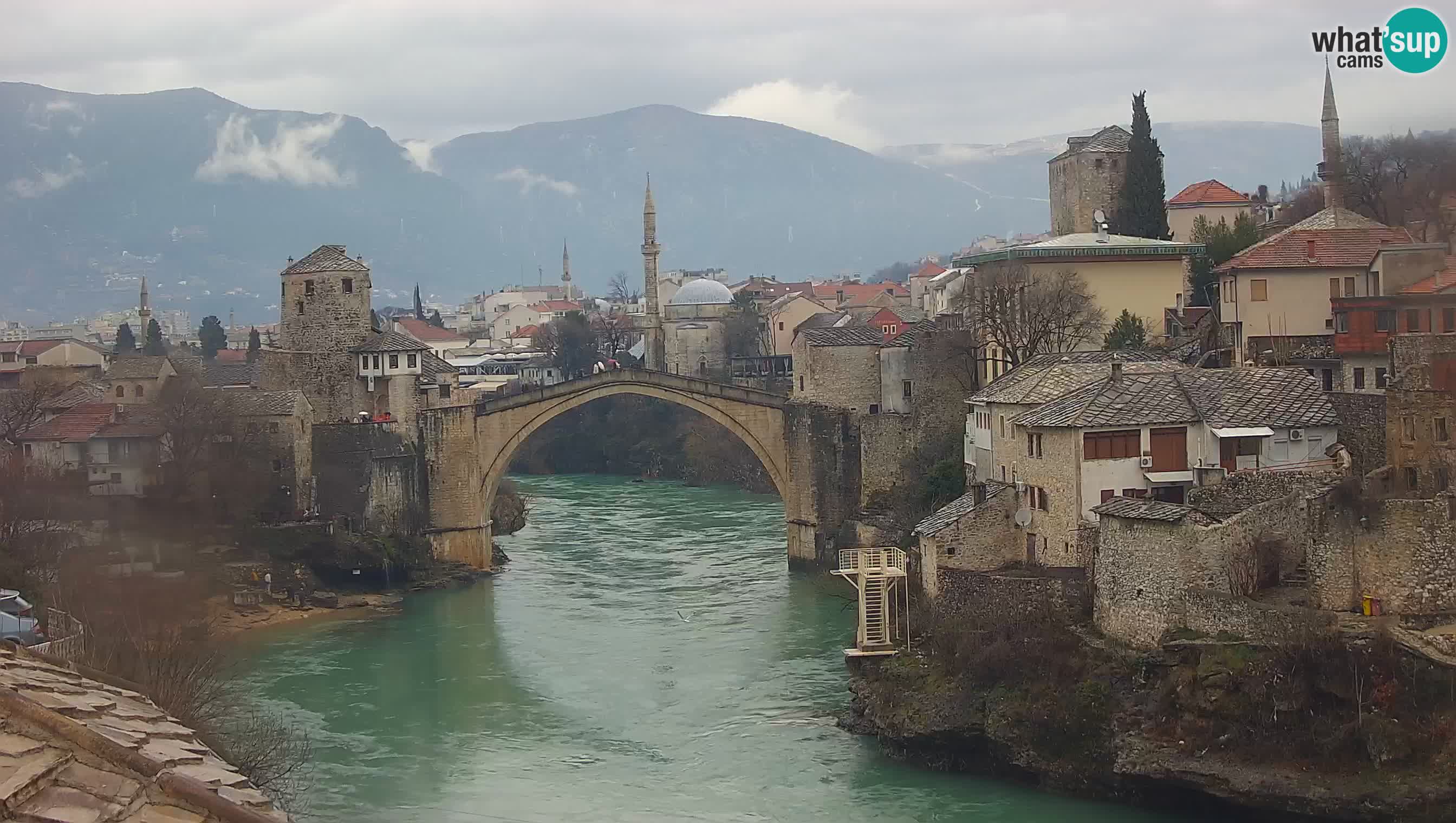 Mostar in diretta – Webcam sul Ponte Vecchio (Stari Most) e fiume Neretva