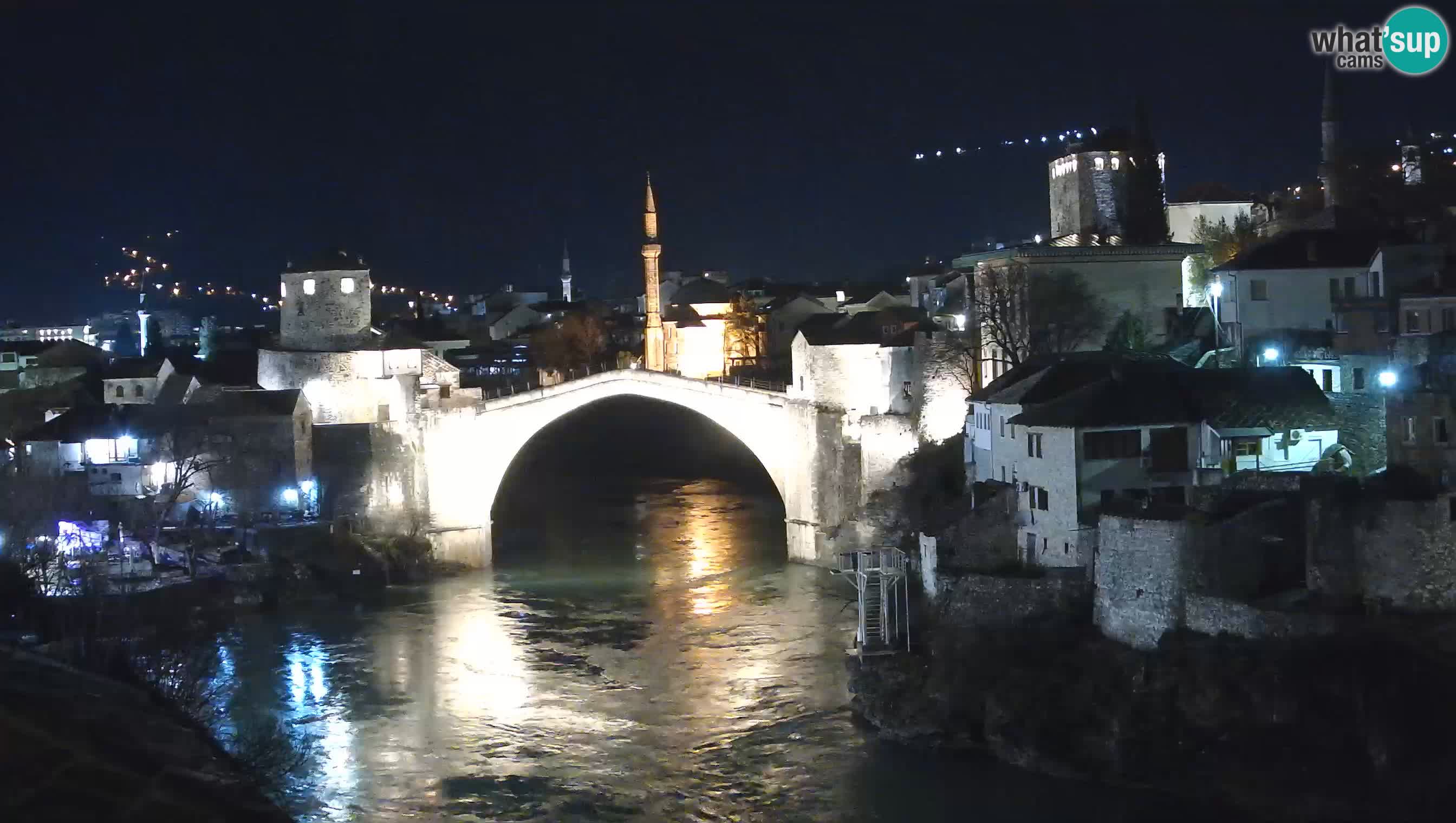 Mostar v živo – Spletna kamera na Starem mostu in reki Neretvi
