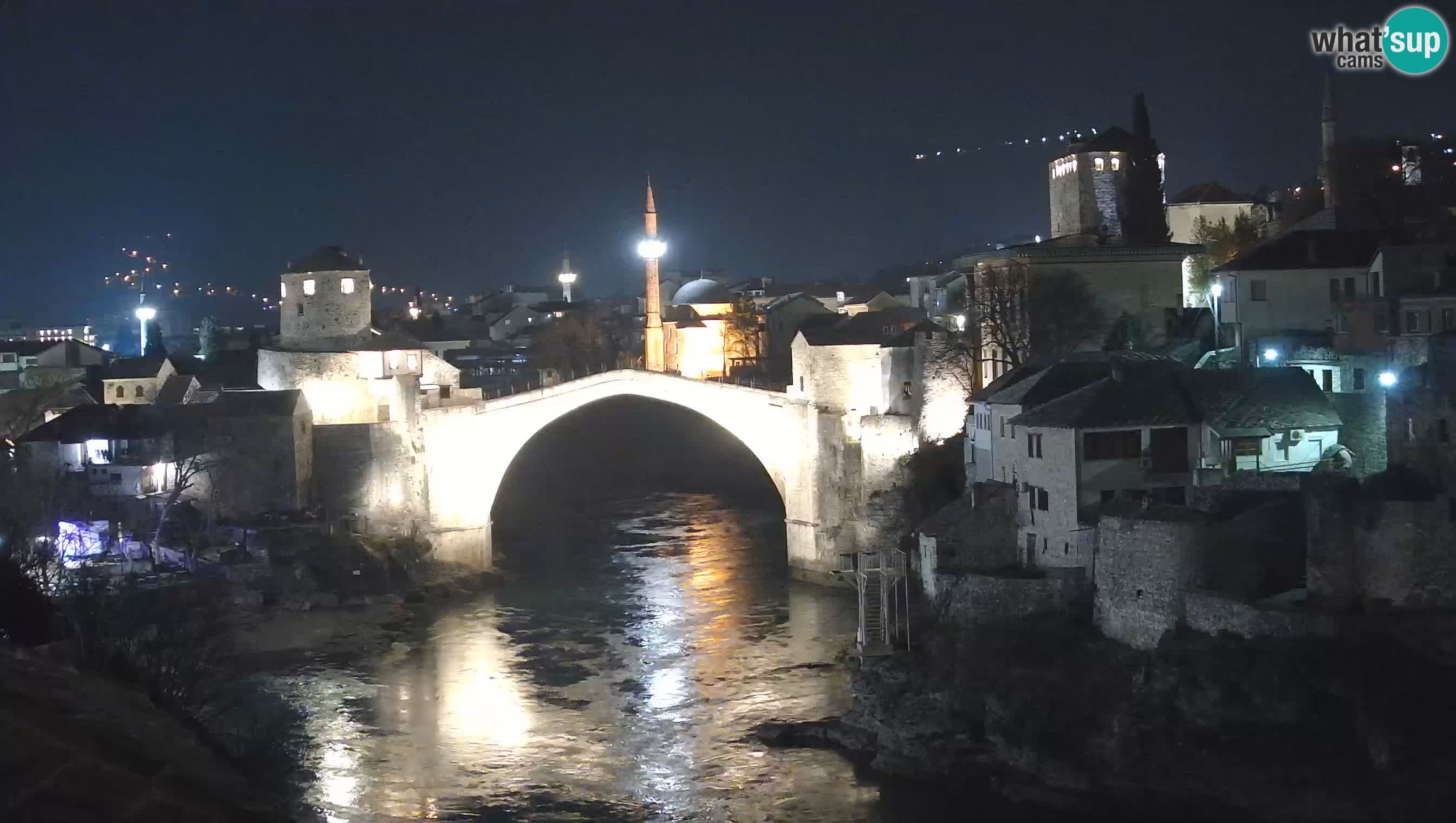 Mostar web kamera – Stari Most i rijeka Neretva – Goa Mostar