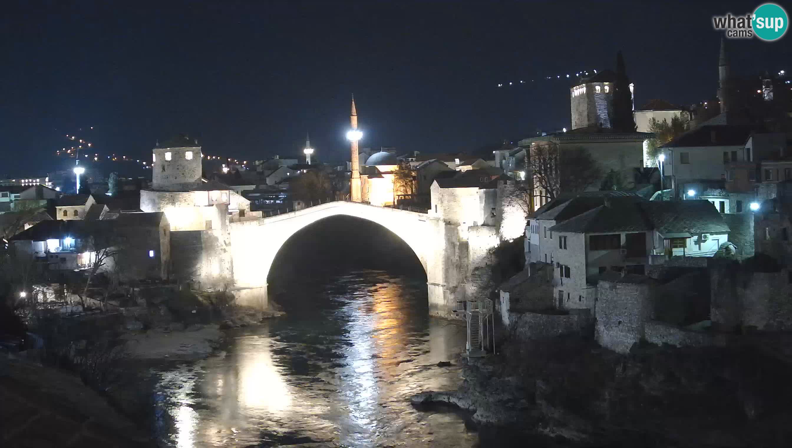 Mostar web kamera – Stari Most i rijeka Neretva – Goa Mostar