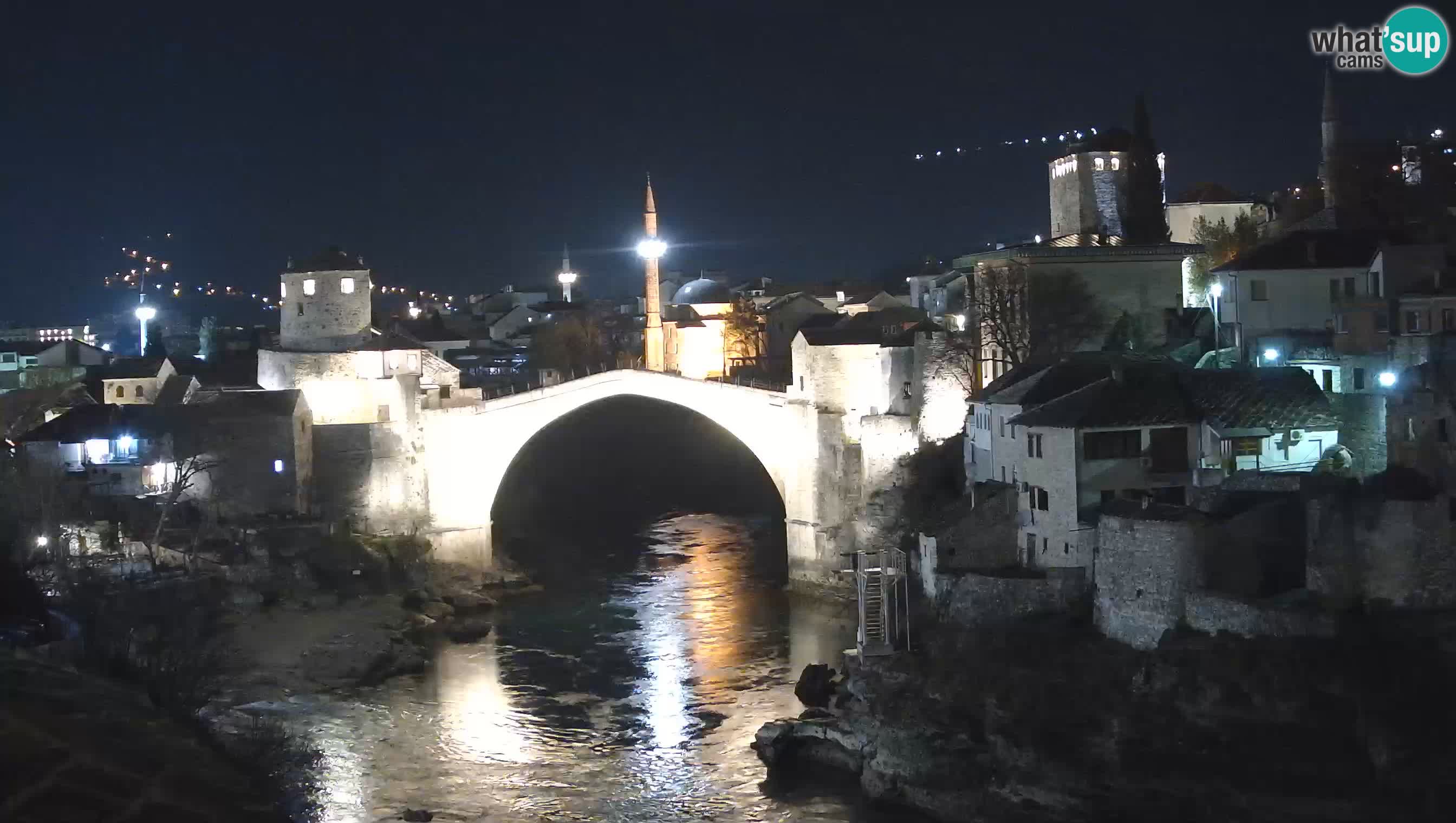 Mostar web kamera – Stari Most i rijeka Neretva – Goa Mostar