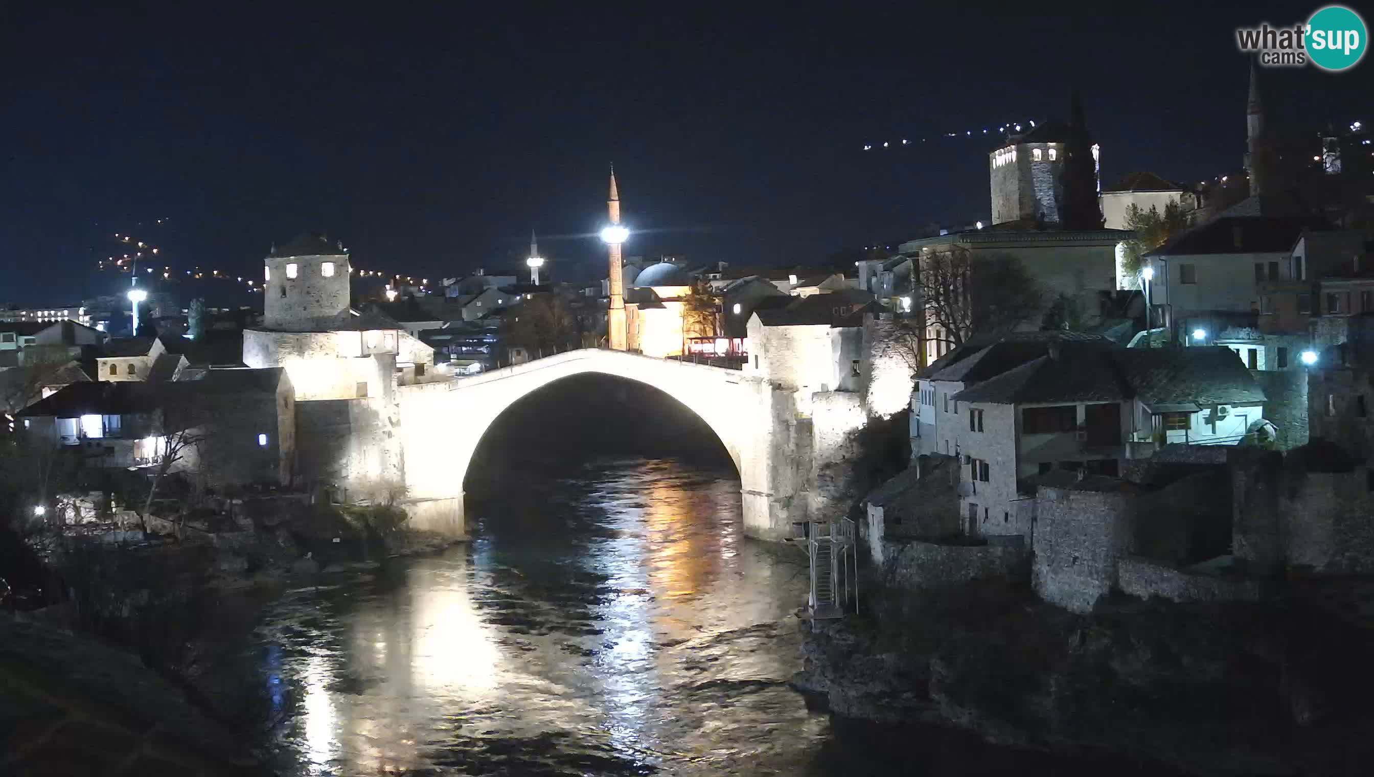 Mostar web kamera – Stari Most i rijeka Neretva – Goa Mostar