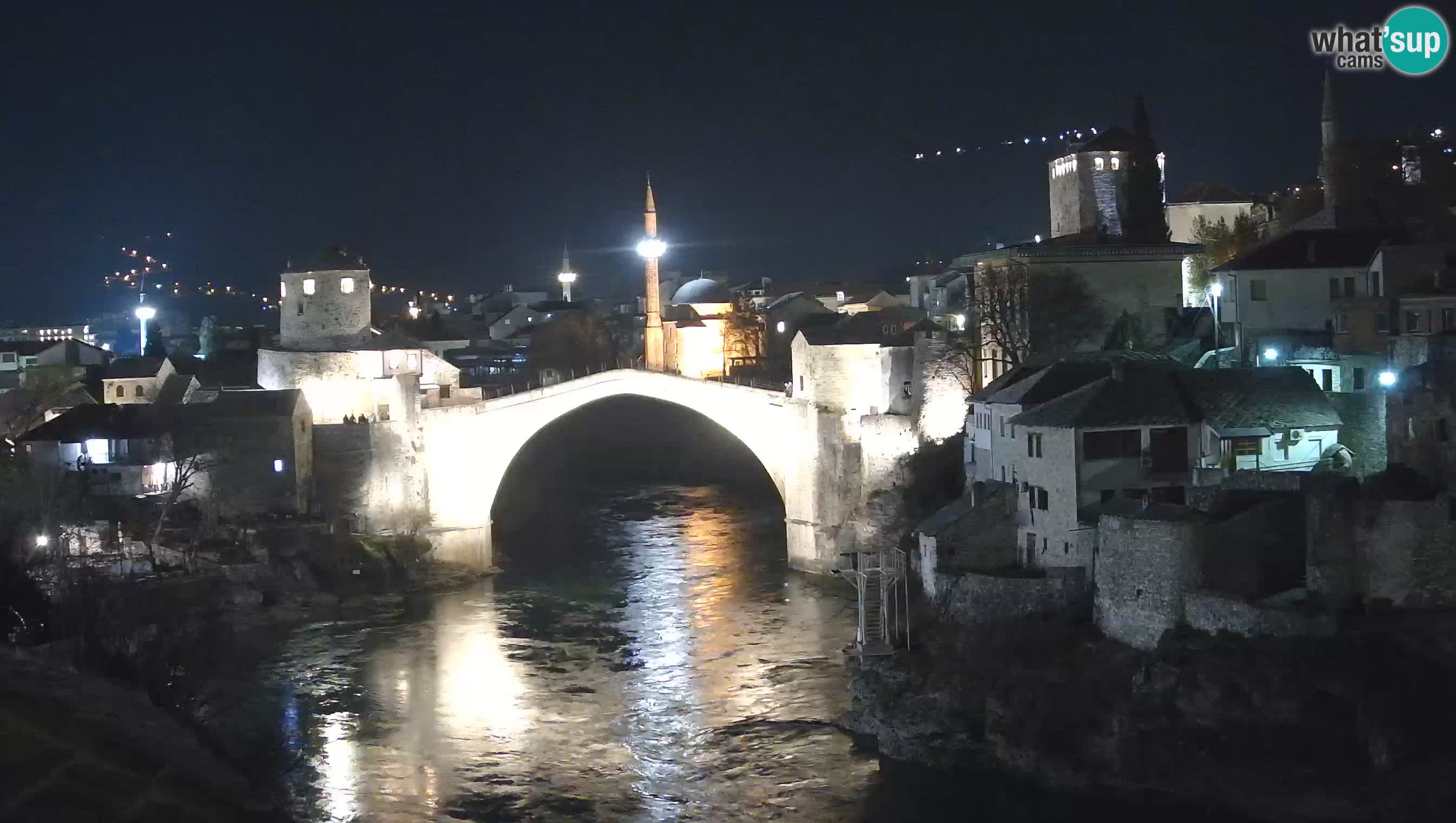 Mostar v živo – Spletna kamera na Starem mostu in reki Neretvi