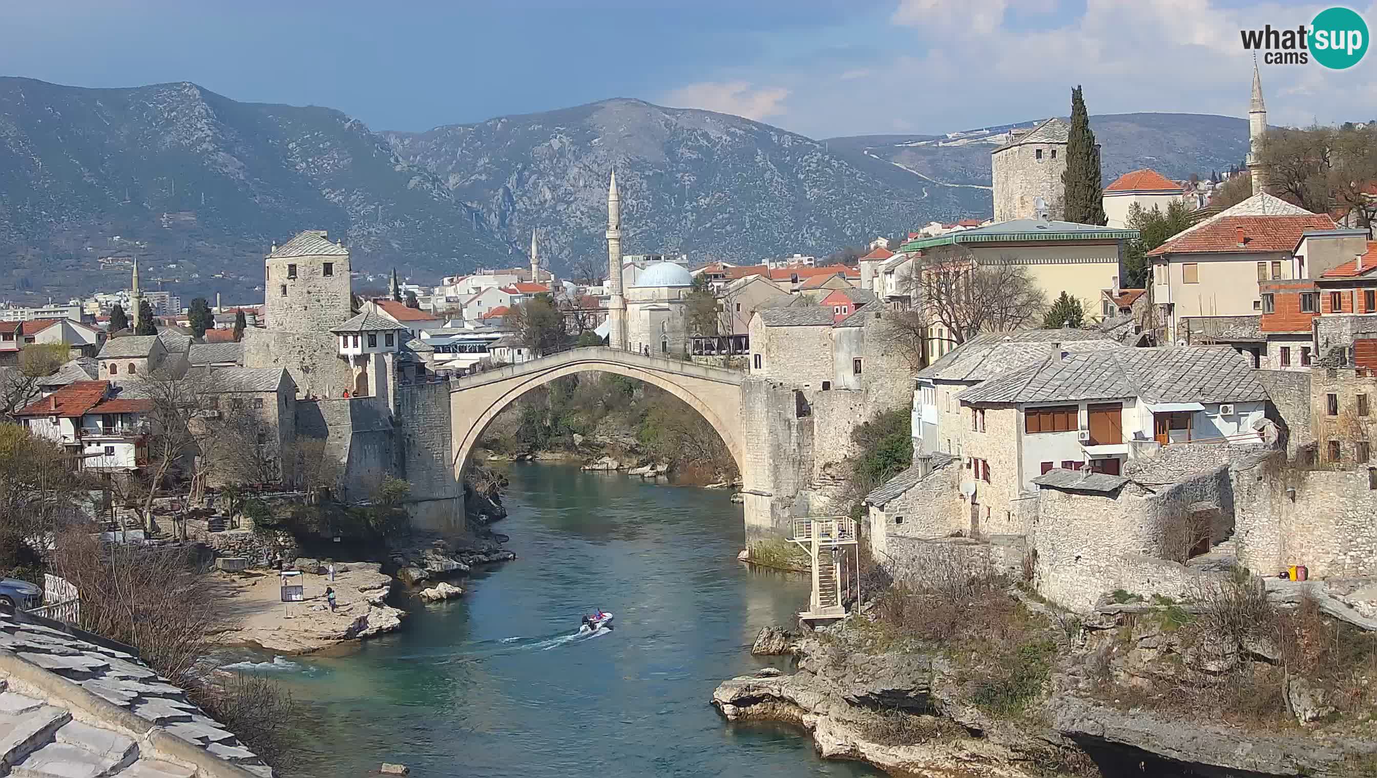 Live Webcam of Mostar – Stari Most (Old Bridge) and Neretva River