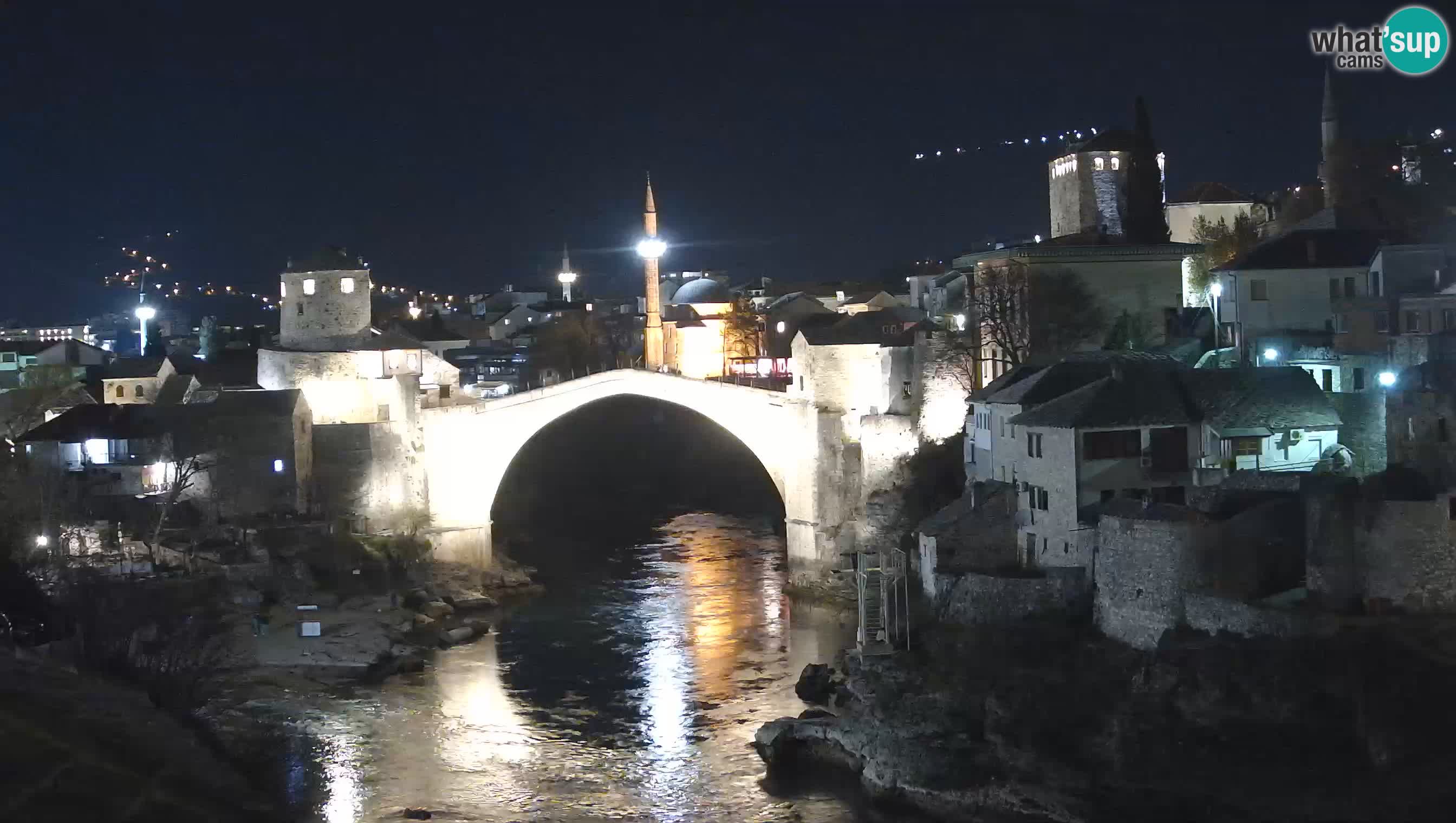 Mostar web kamera – Stari Most i rijeka Neretva – Goa Mostar