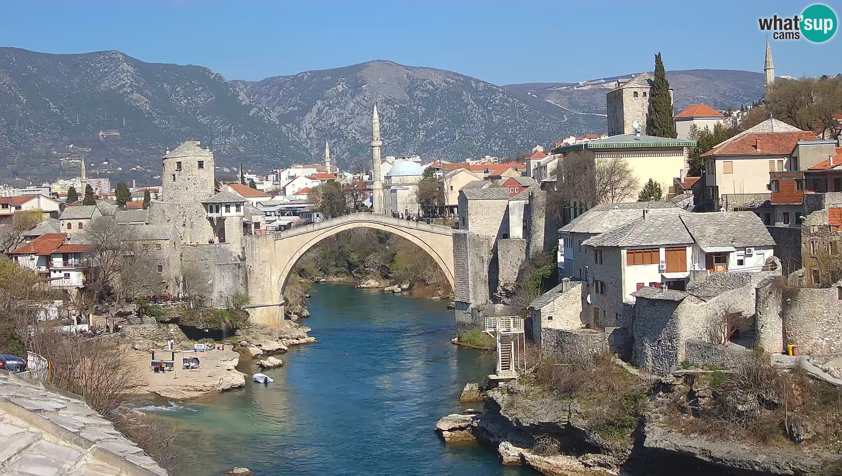 Mostar in diretta – Webcam sul Ponte Vecchio (Stari Most) e fiume Neretva