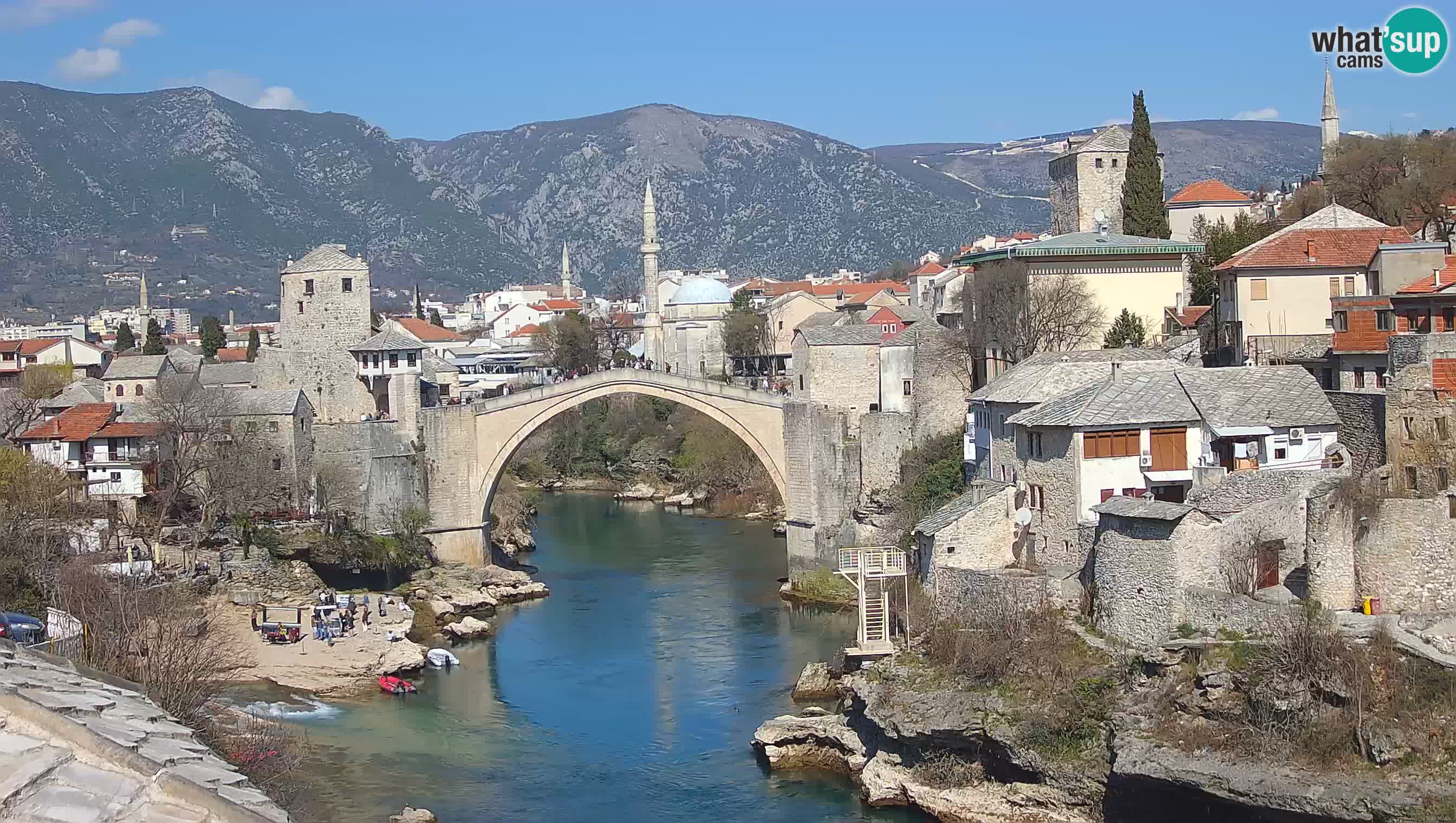 Live Webcam of Mostar – Stari Most (Old Bridge) and Neretva River