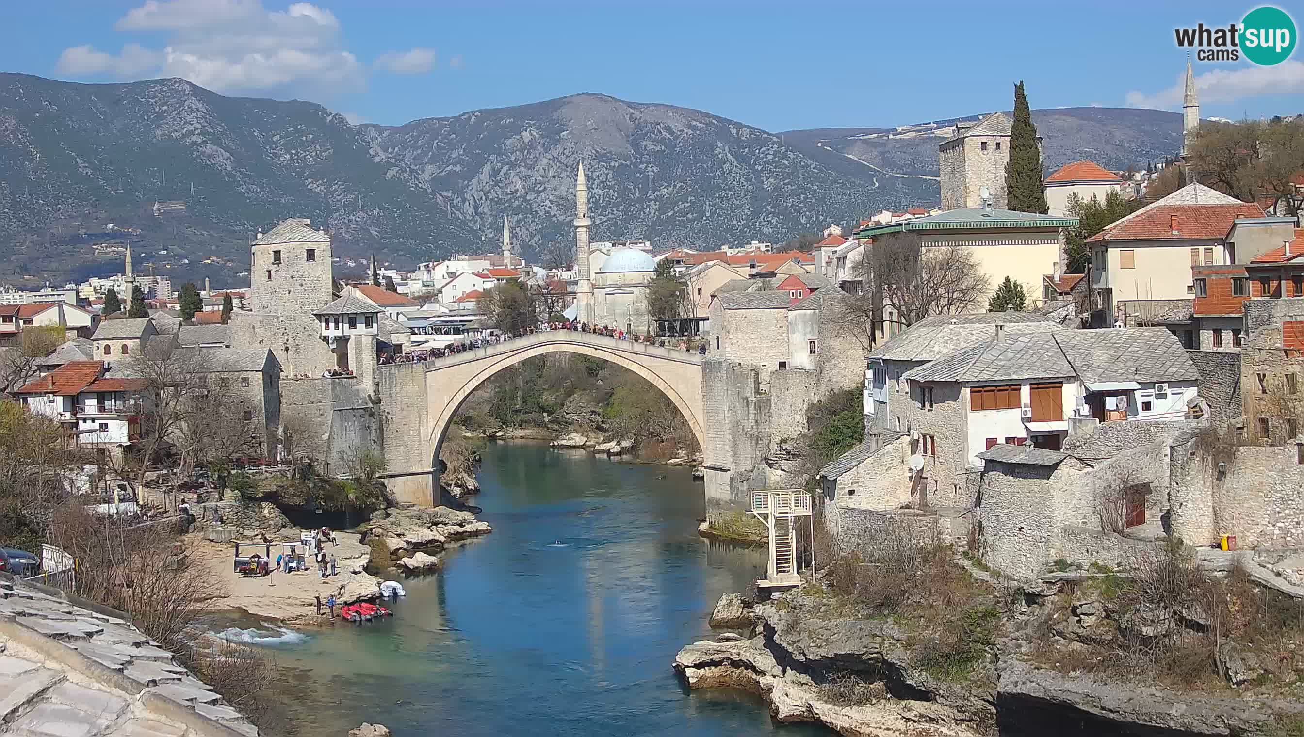 Live Webcam of Mostar – Stari Most (Old Bridge) and Neretva River