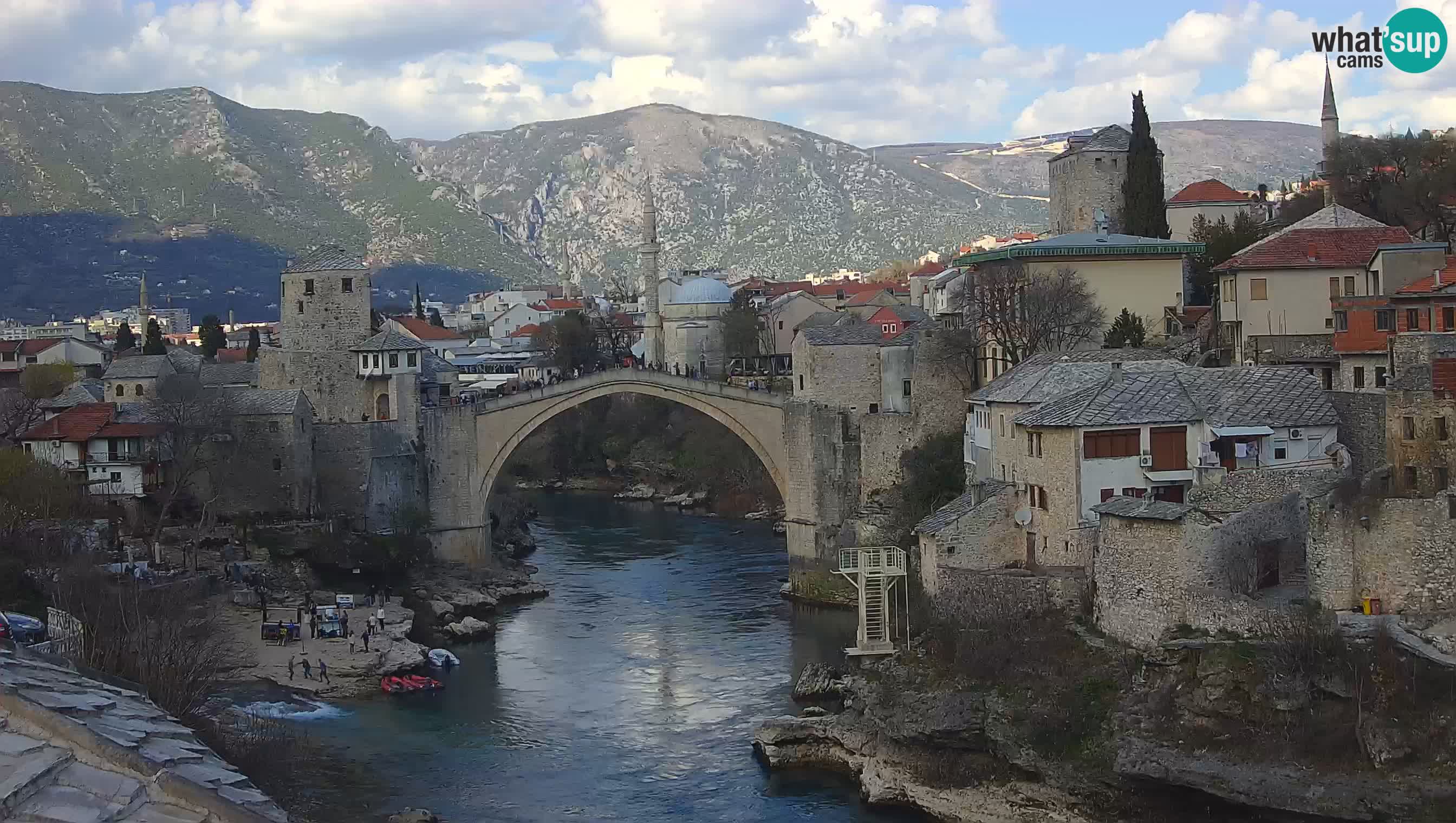 Mostar web kamera – Stari Most i rijeka Neretva – Goa Mostar